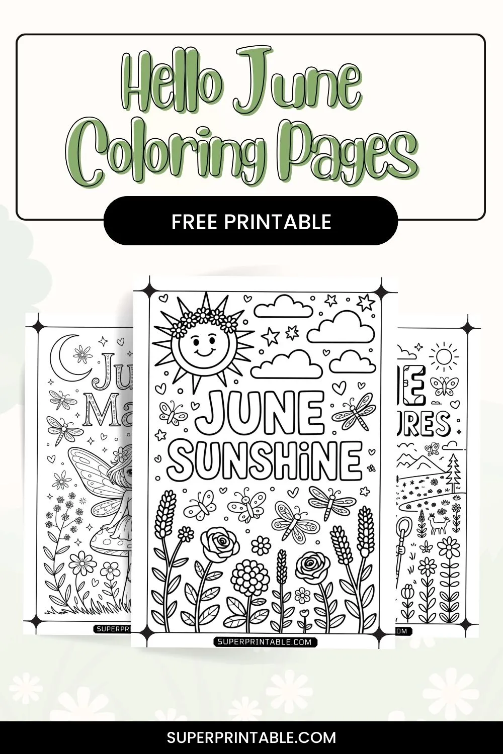 20 Hello June Coloring Pages Pinterest Image