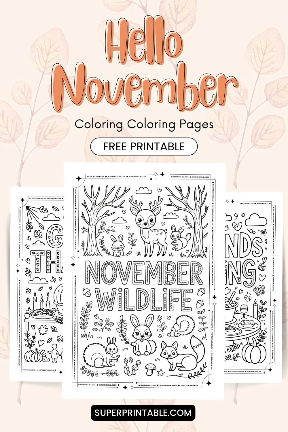 20 Hello November Coloring Pages Pinterest Image