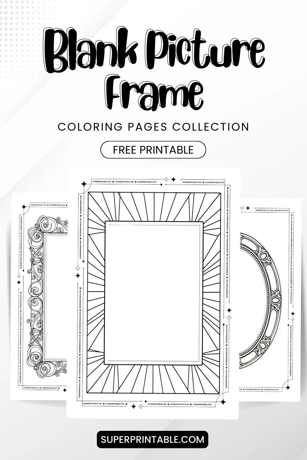 25+ Blank Picture Frame Coloring Pages Pinterest Image