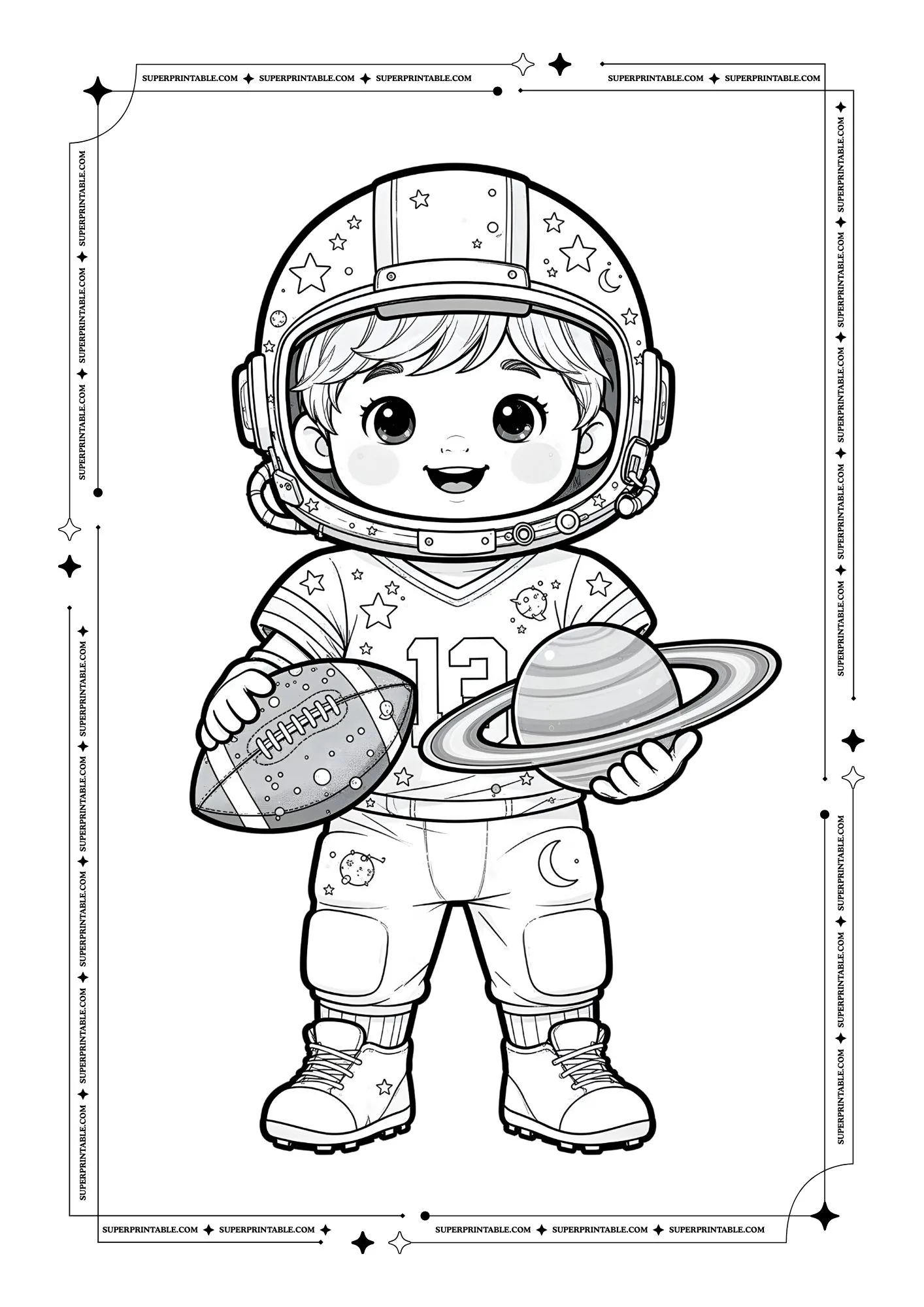 Ball Game Coloring Pages 12