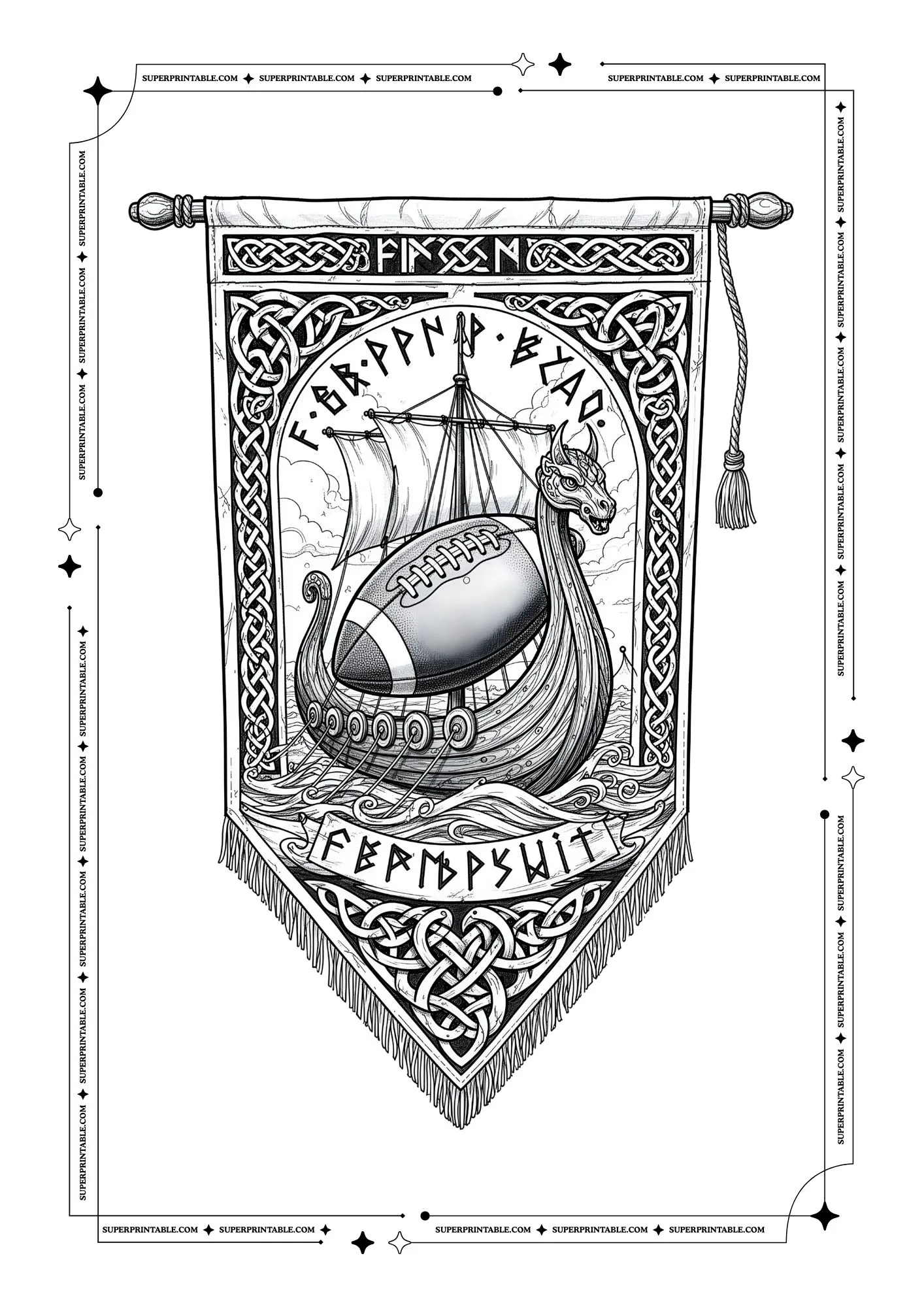 Ball Game Coloring Pages 4