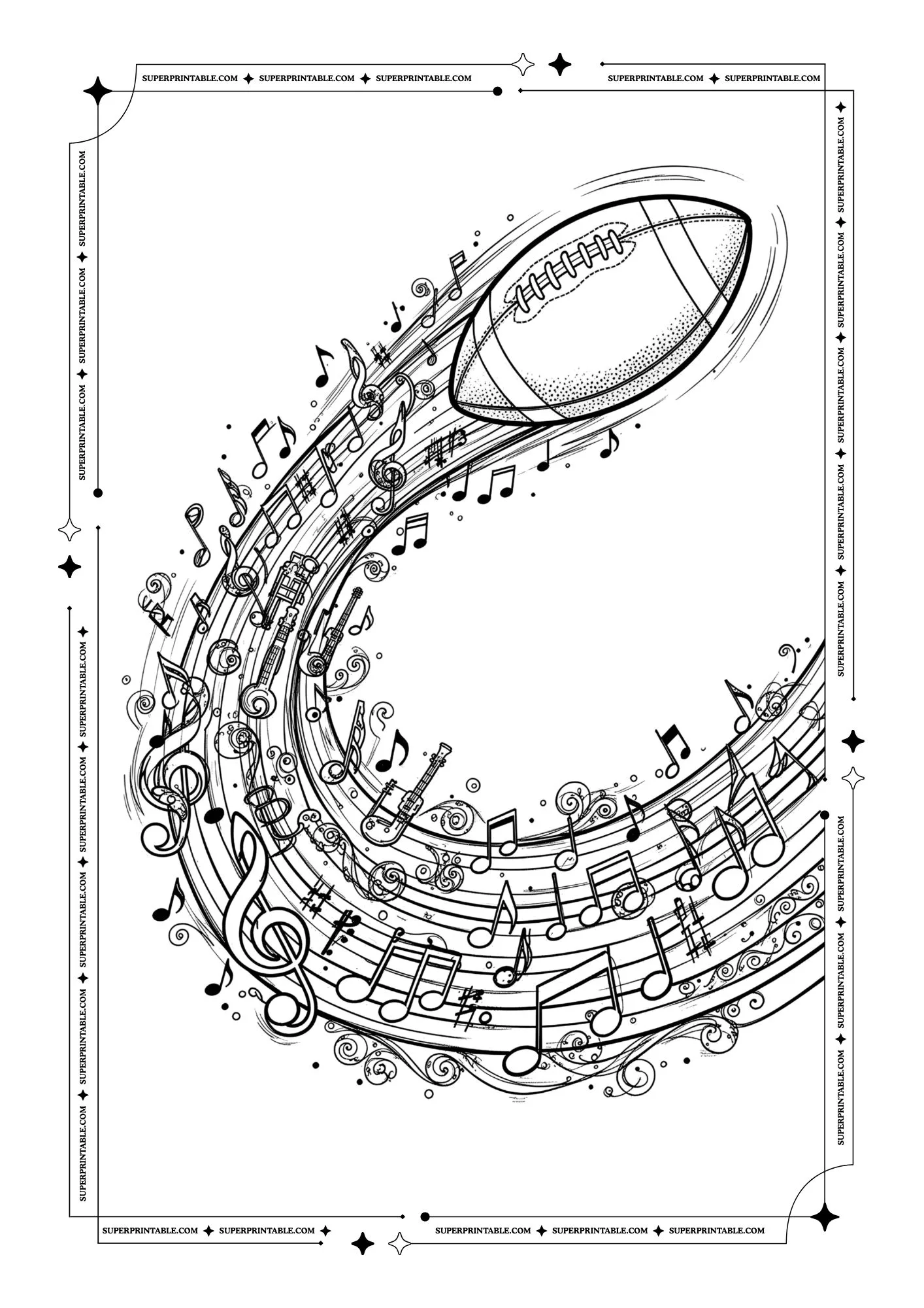 Ball Game Coloring Pages 7
