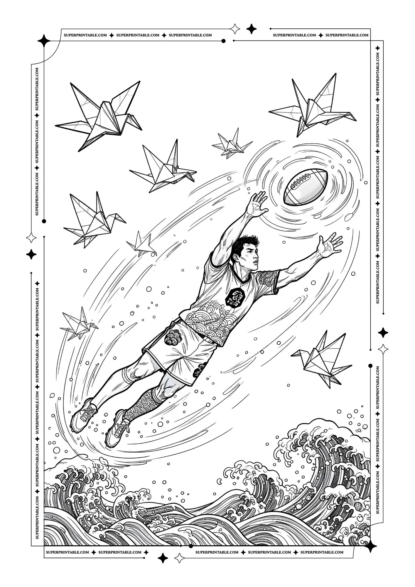 Ball Game Coloring Pages 9