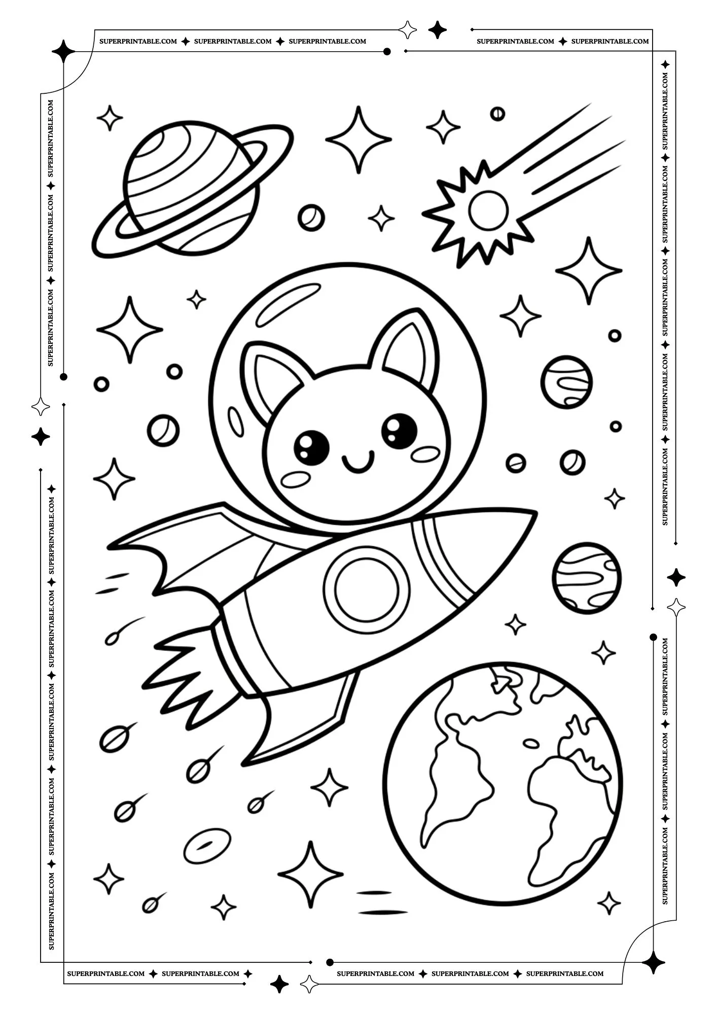 Bat Coloring Pages For Kids & Adults 8