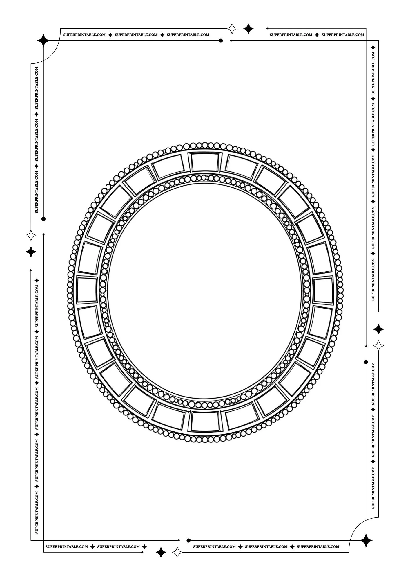 Blank Picture Frame Coloring Pages 11