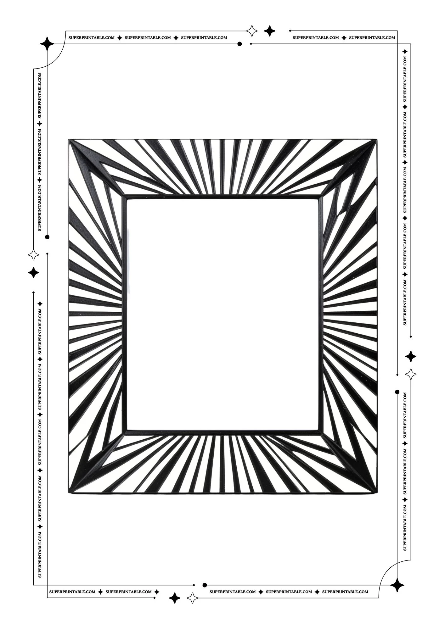Blank Picture Frame Coloring Pages 7