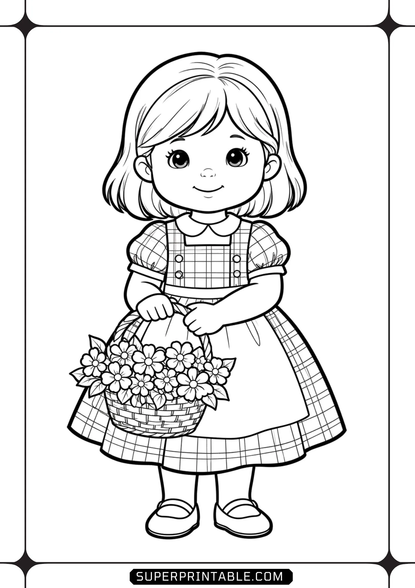 Bunny & Blossoms Coloring Pages 14