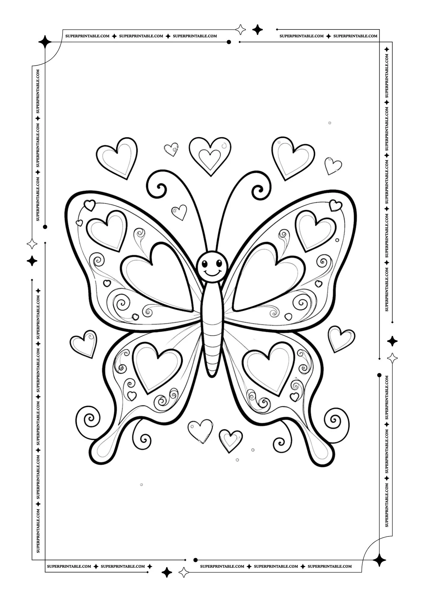 Butterfly Coloring Pages 10