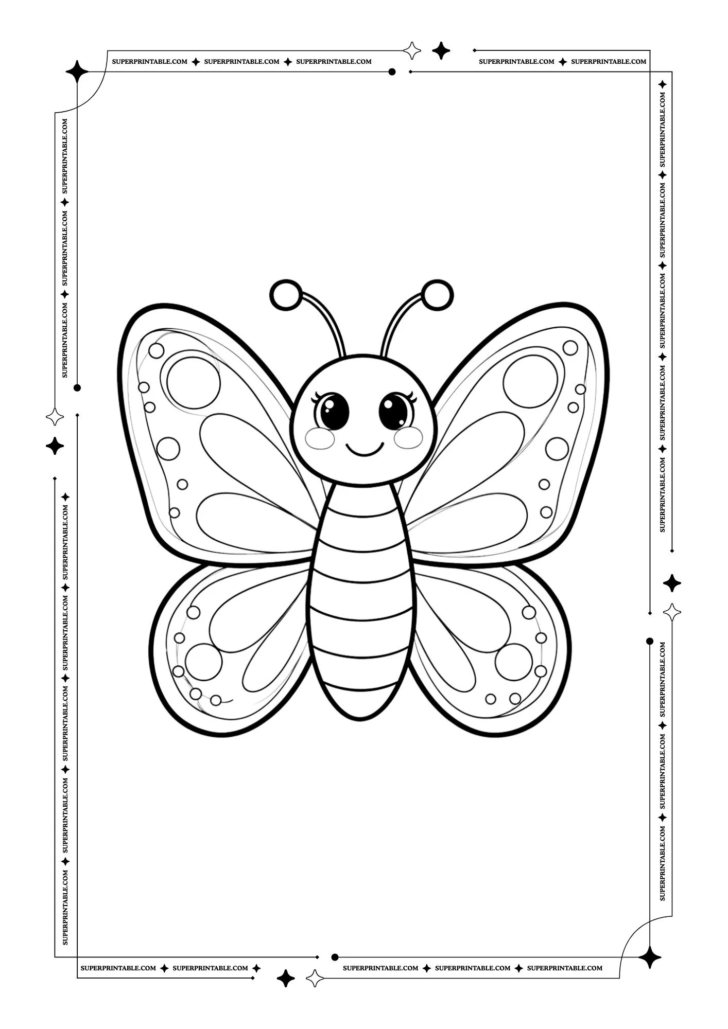 Butterfly Coloring Pages 11