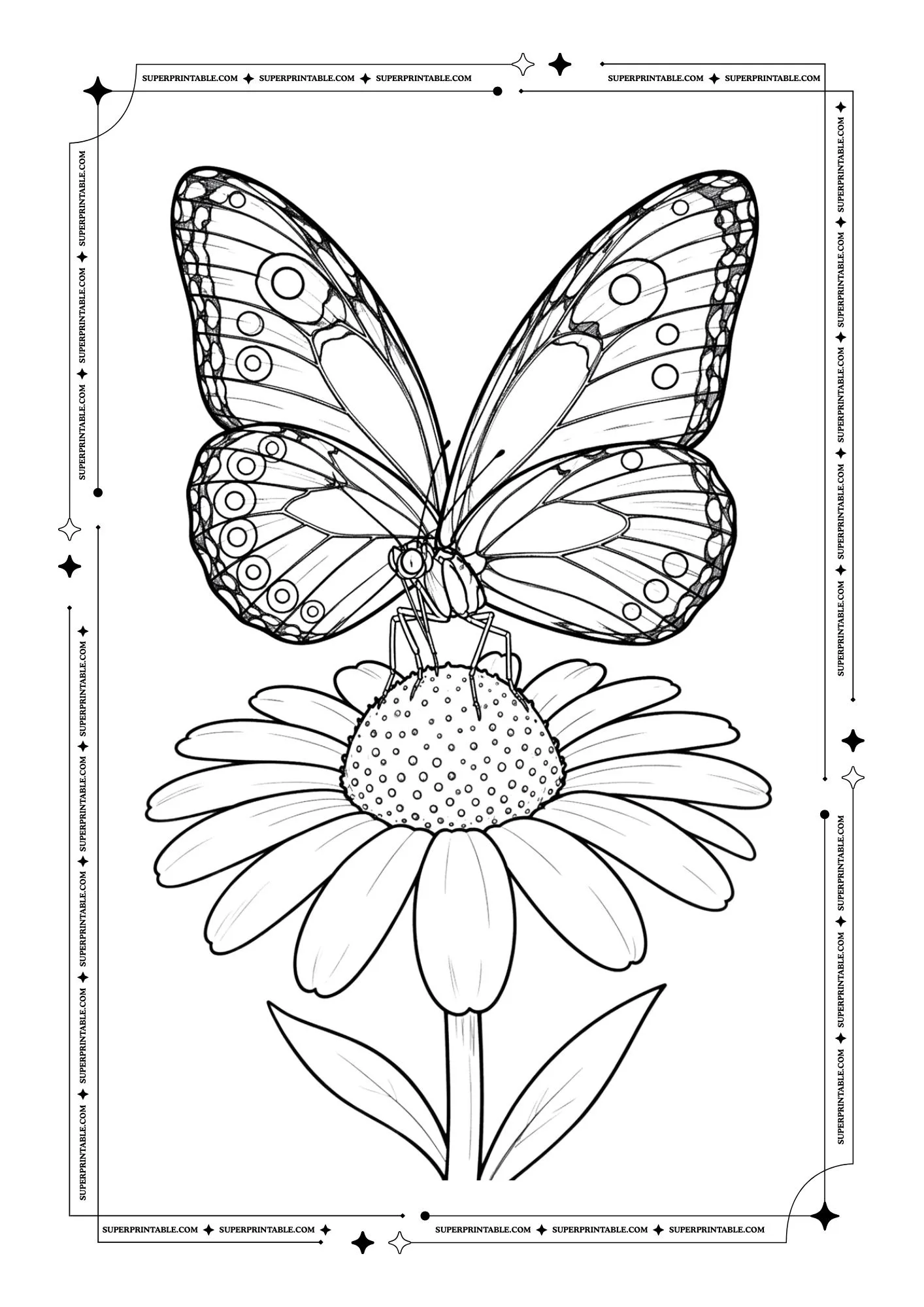 Butterfly Coloring Pages 15