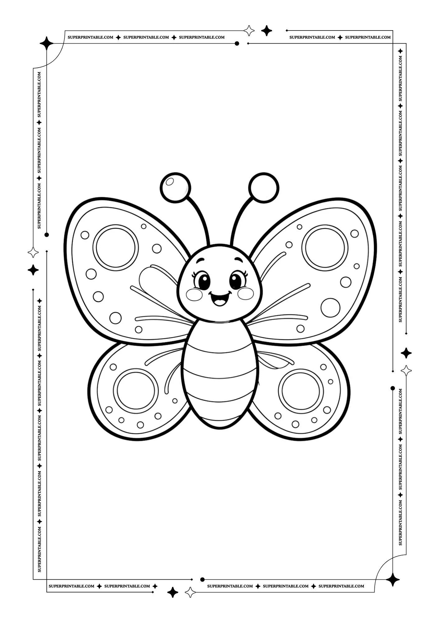 Butterfly Coloring Pages 5