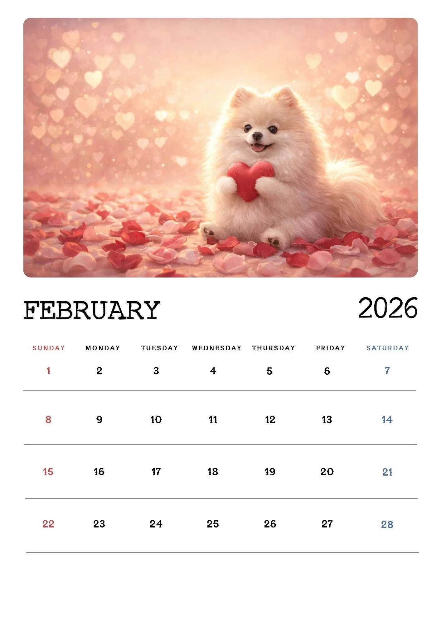 Dog Seasons Nature Calendar 2026 2