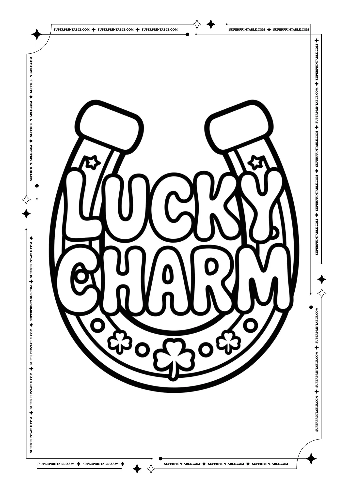 Easy St. Patrick's Day Coloring Pages 3