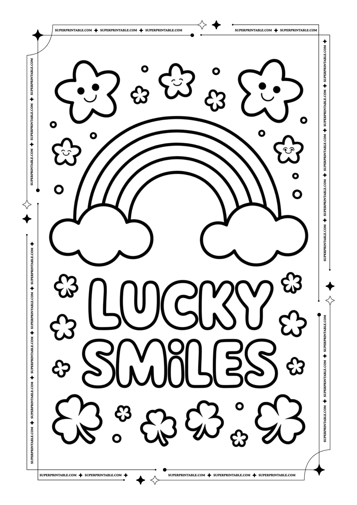 Easy St. Patrick's Day Coloring Pages 8