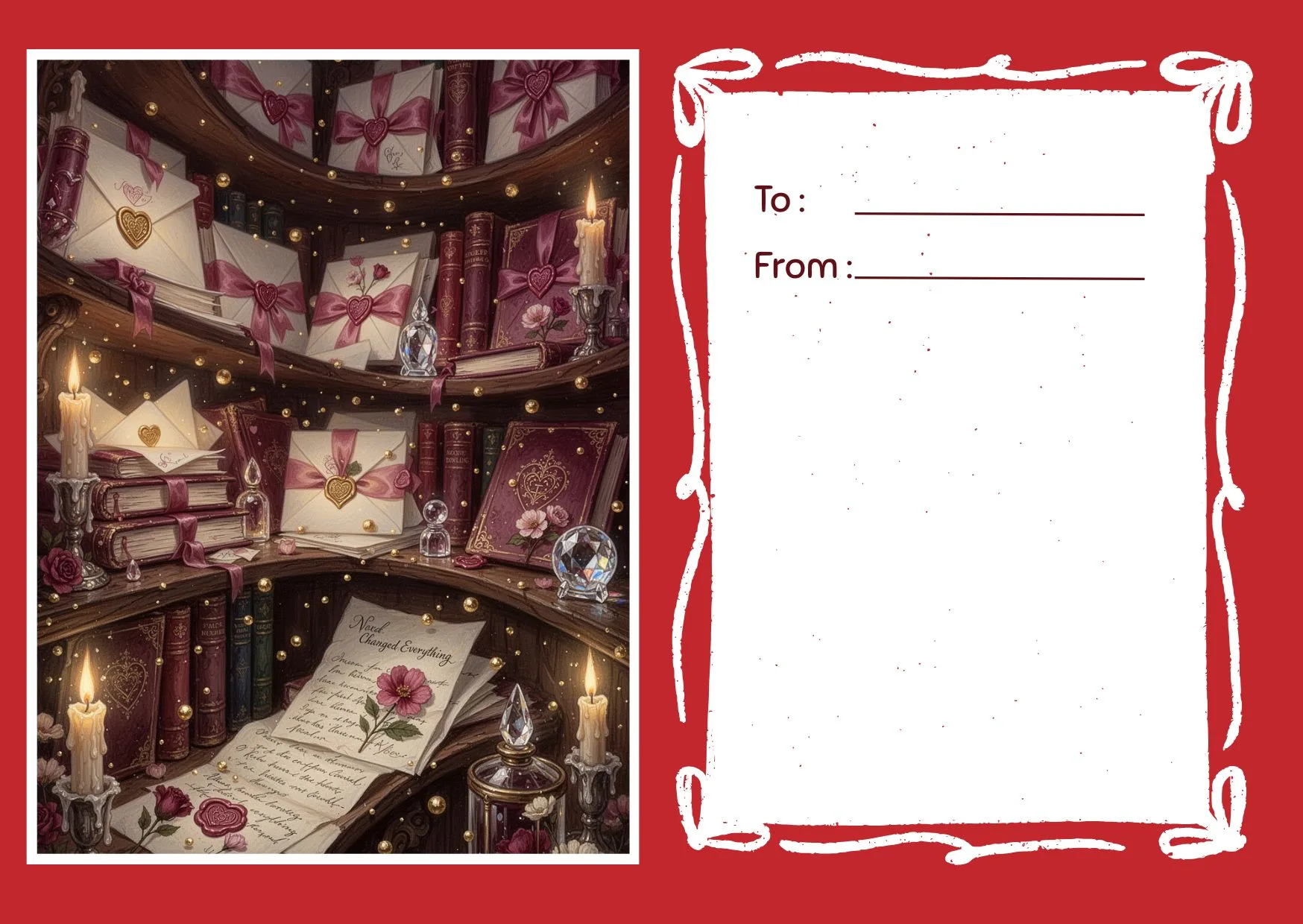 FREE Cute Queen Valentines Invites For Your Girl 5