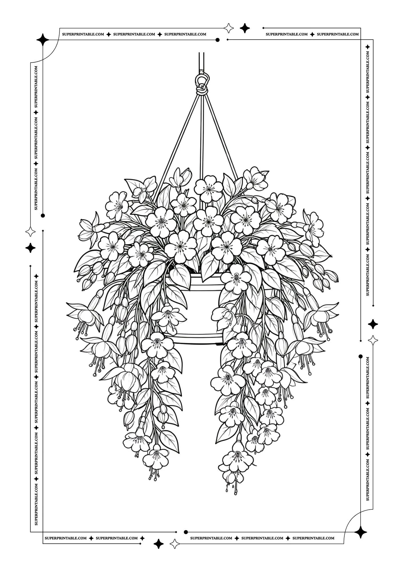 Flowers Garden Coloring Pages 2