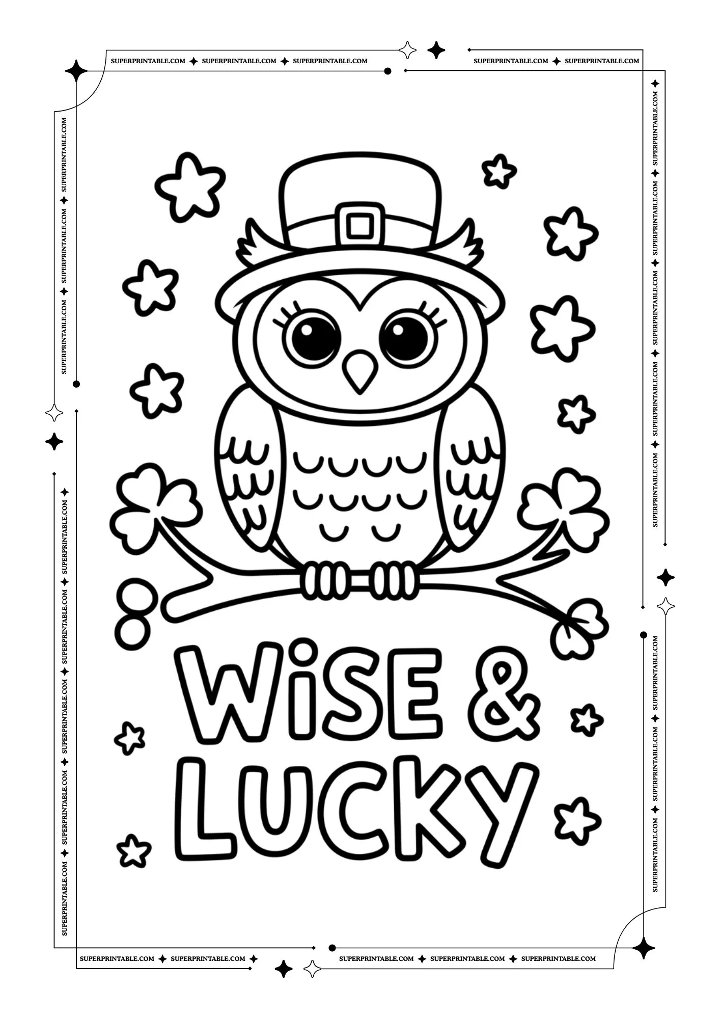 Fun St. Patrick's Day Coloring Pages 01