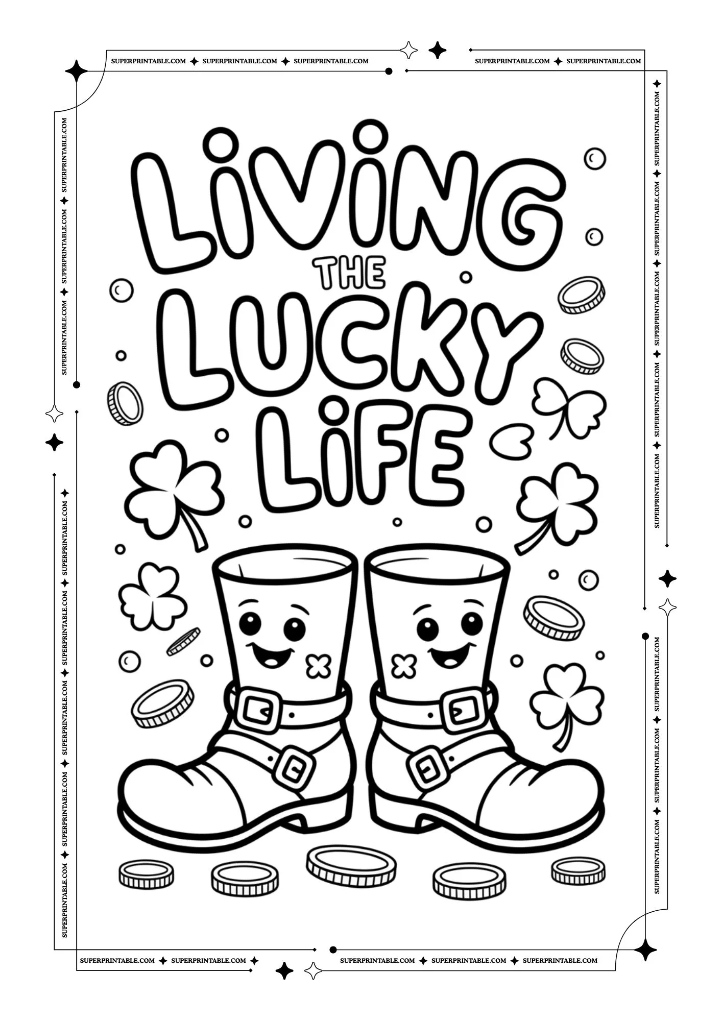 Fun St. Patrick's Day Coloring Pages 11