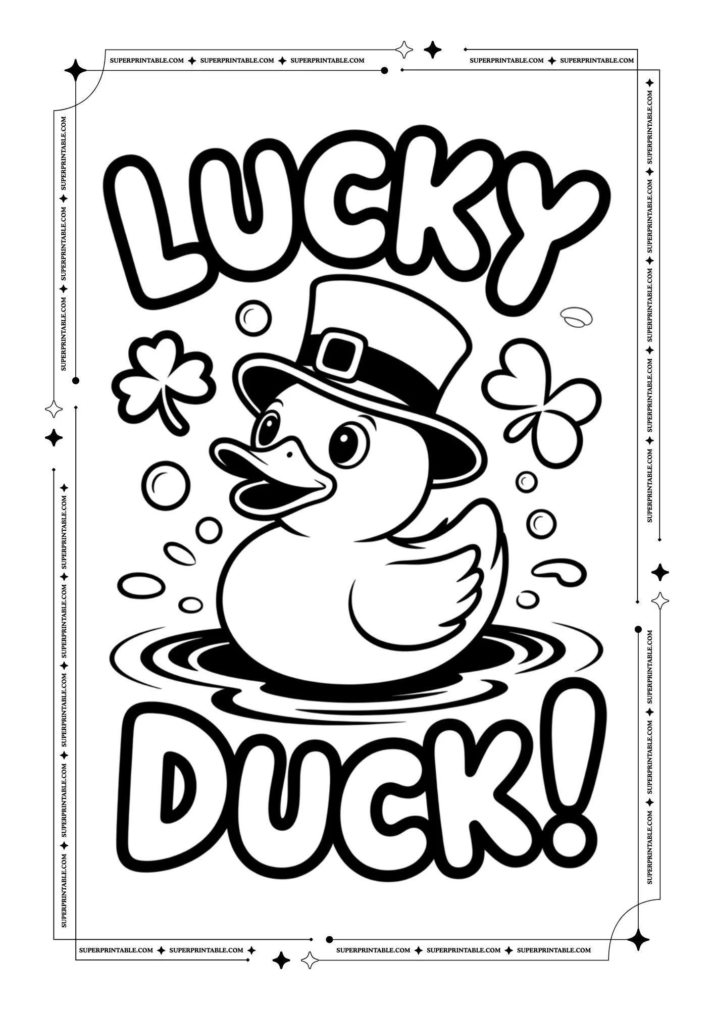Fun St. Patrick's Day Coloring Pages 12
