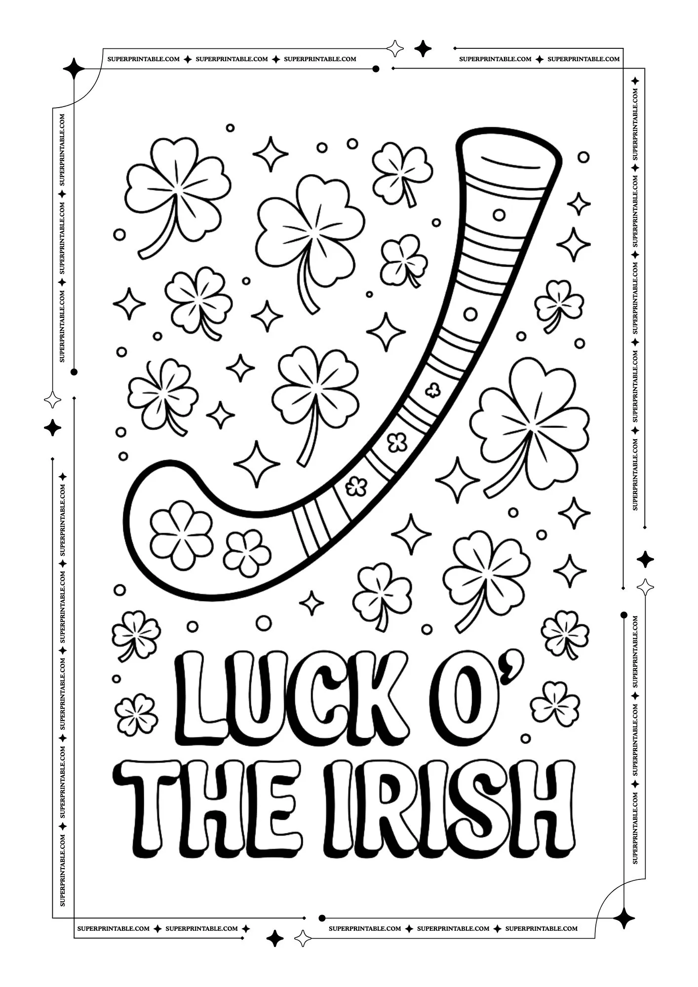 Fun St. Patrick's Day Coloring Pages 13
