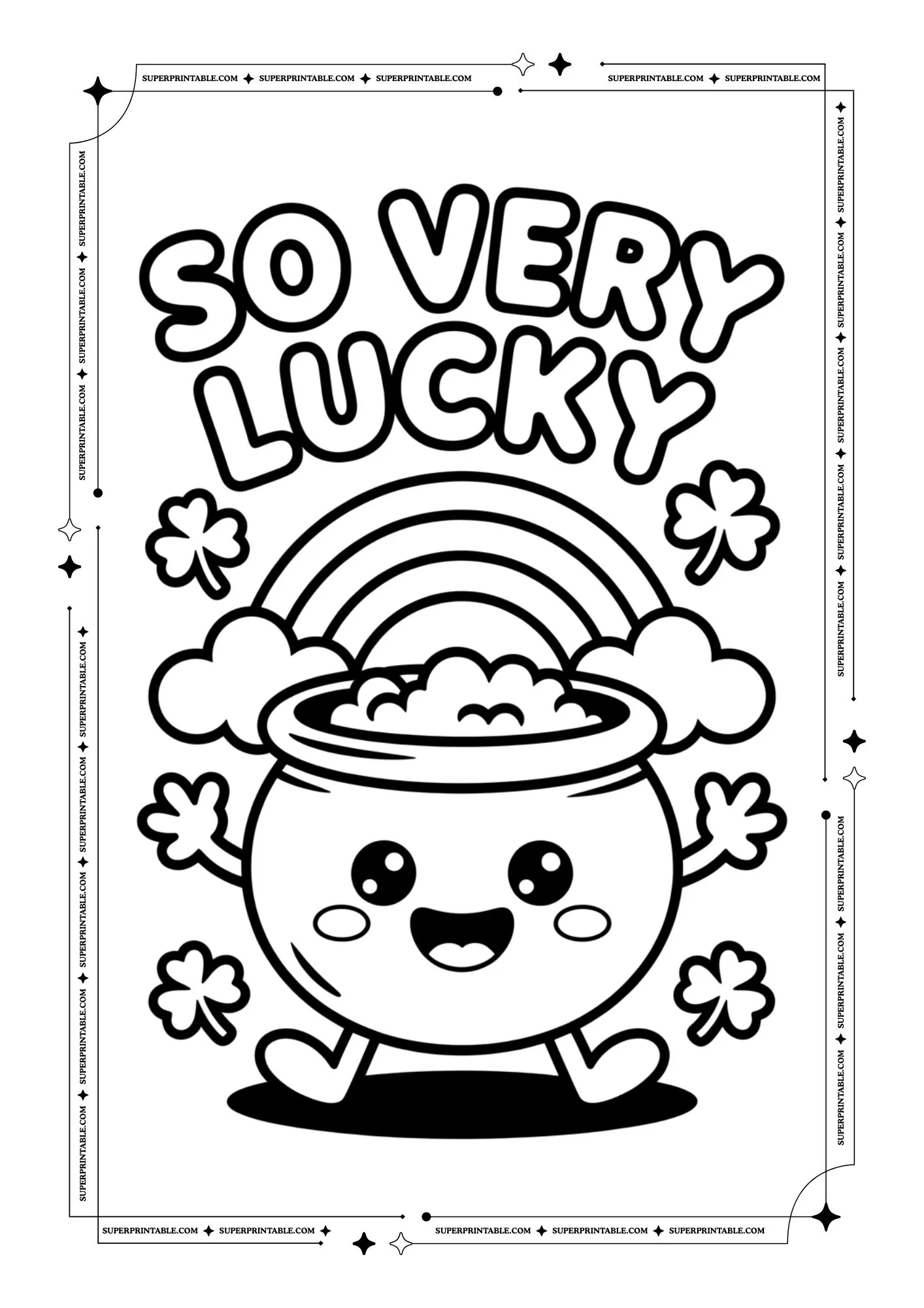Fun St. Patrick's Day Coloring Pages 16