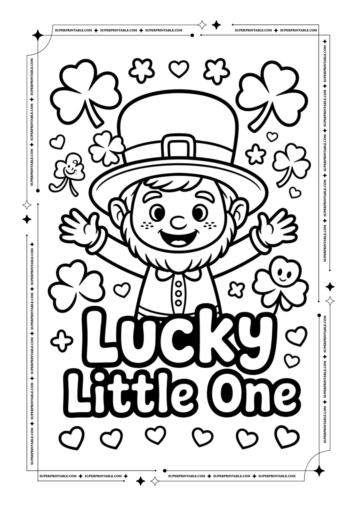 Fun St. Patrick's Day Coloring Pages 18