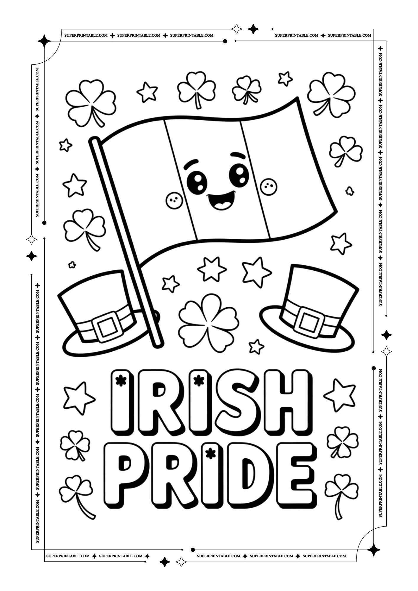 Fun St. Patrick's Day Coloring Pages 19