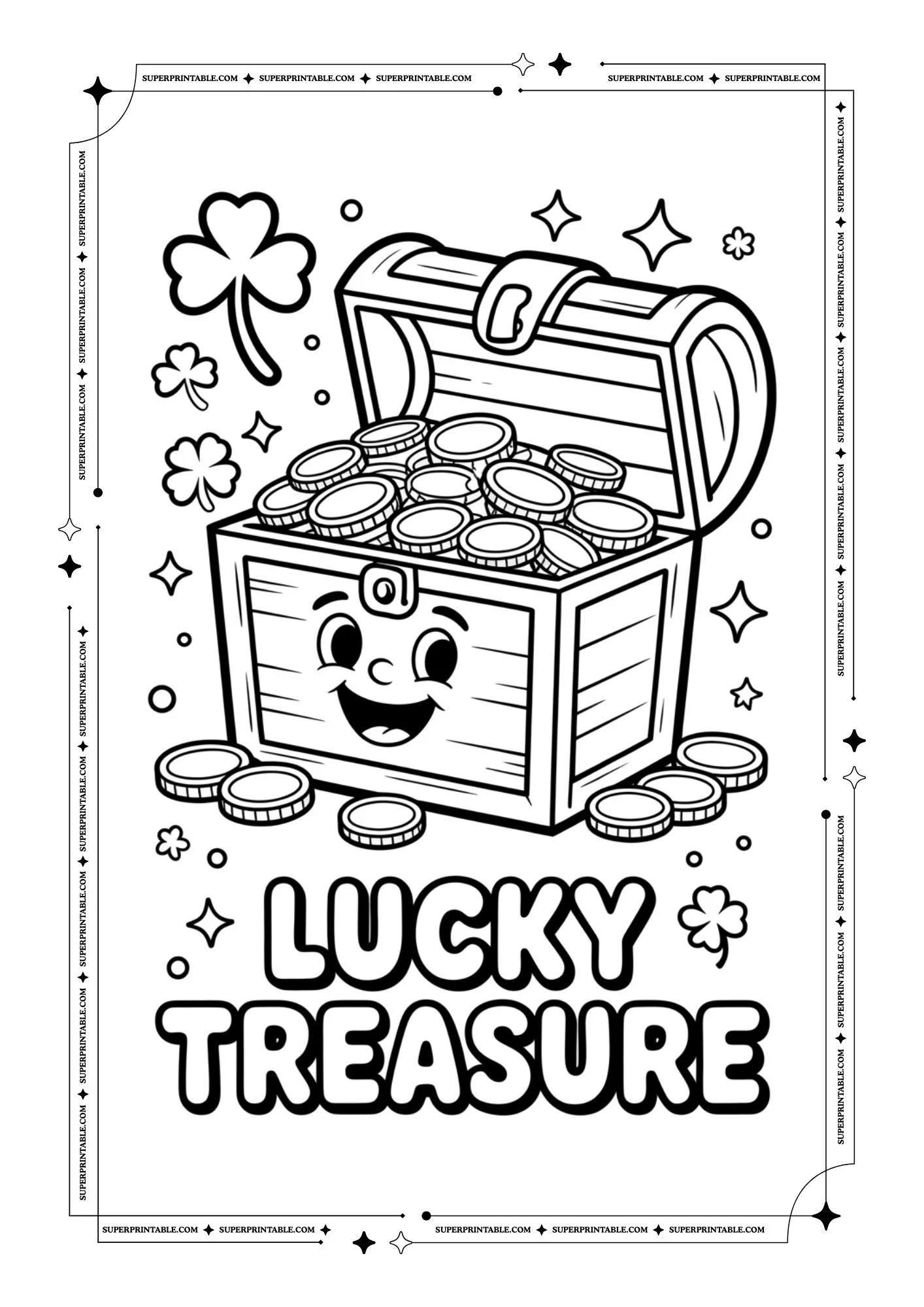 Fun St. Patrick's Day Coloring Pages 02