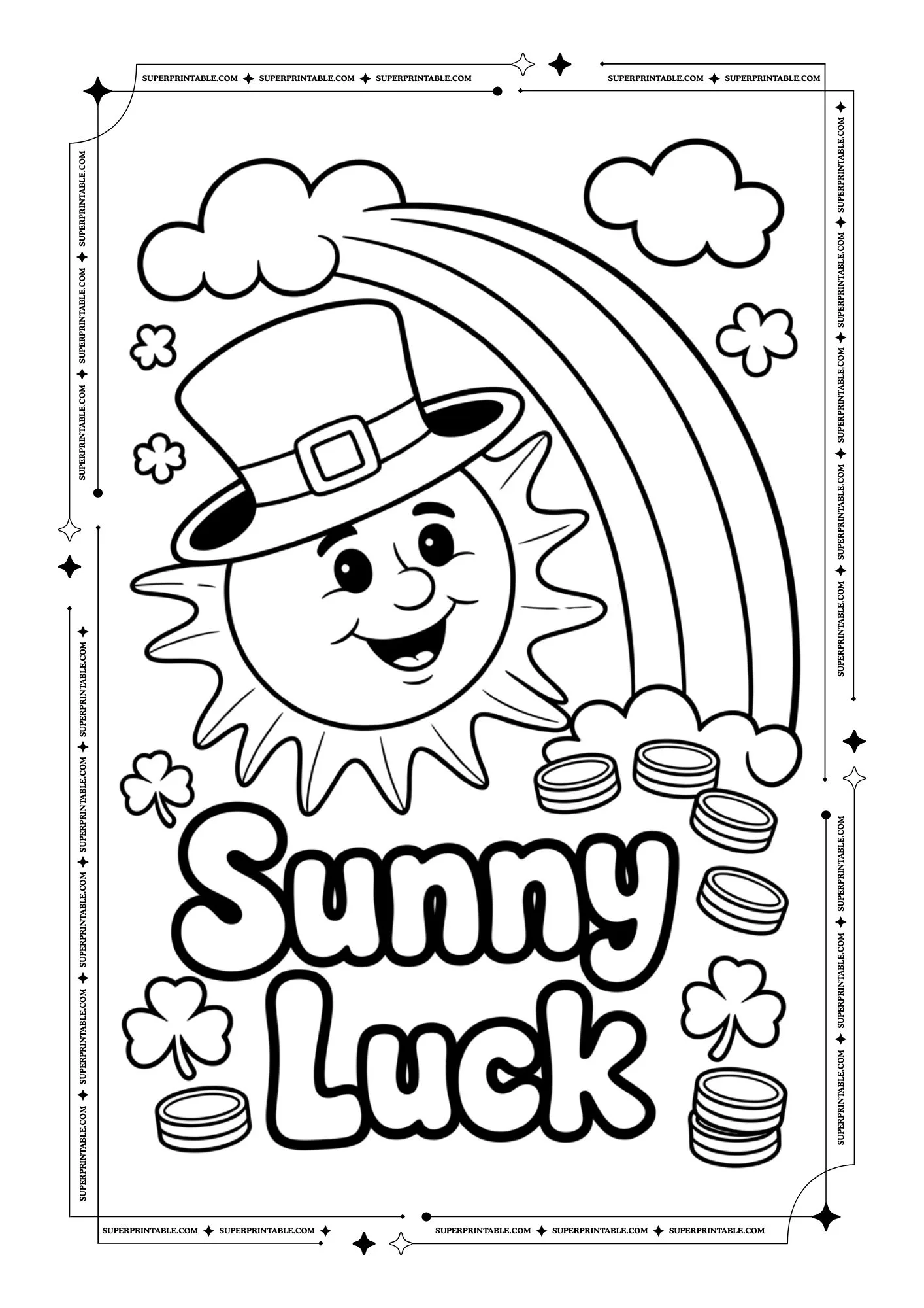 Fun St. Patrick's Day Coloring Pages 05
