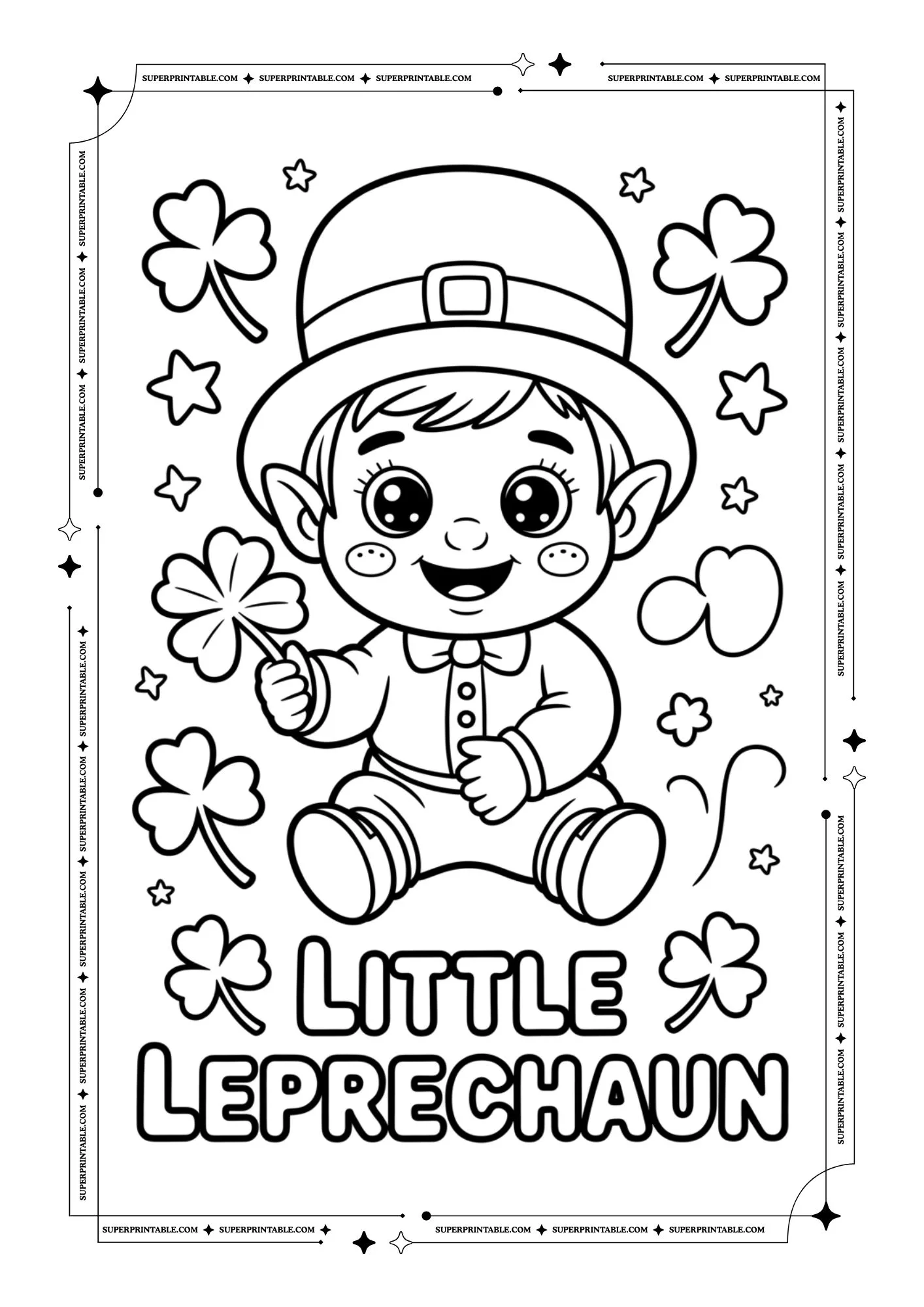 Fun St. Patrick's Day Coloring Pages 07
