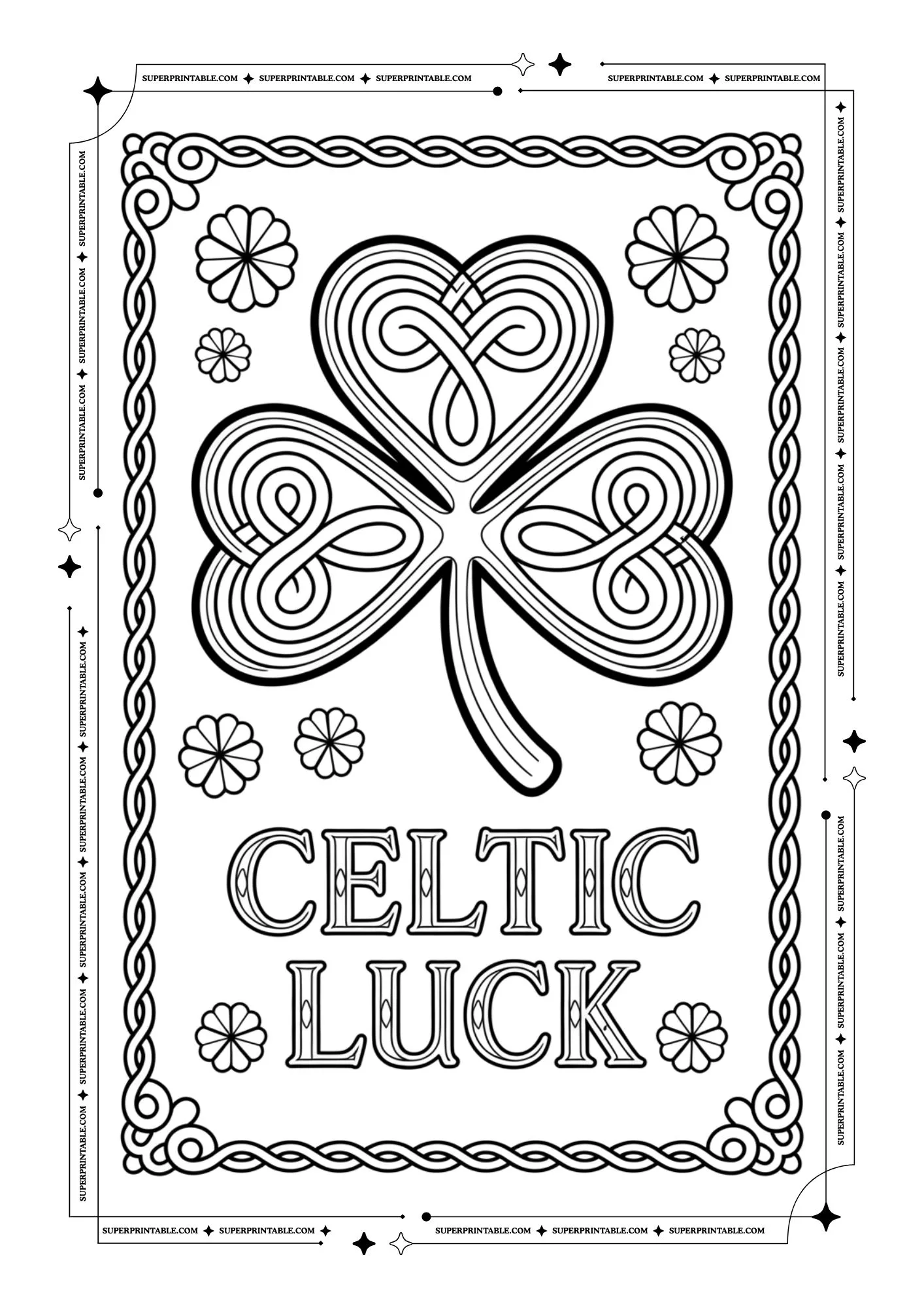 Fun St. Patrick's Day Coloring Pages 08