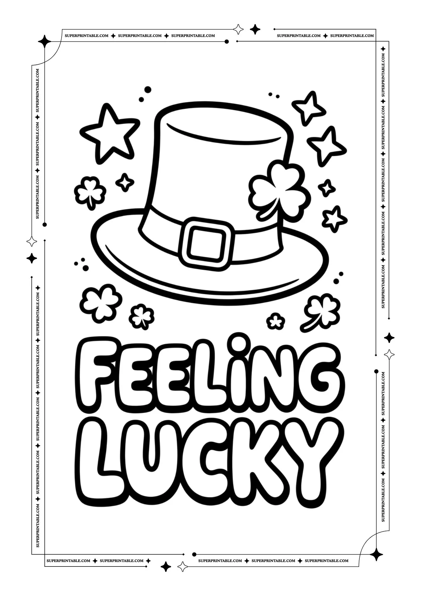 Fun St. Patrick's Day Coloring Pages 09