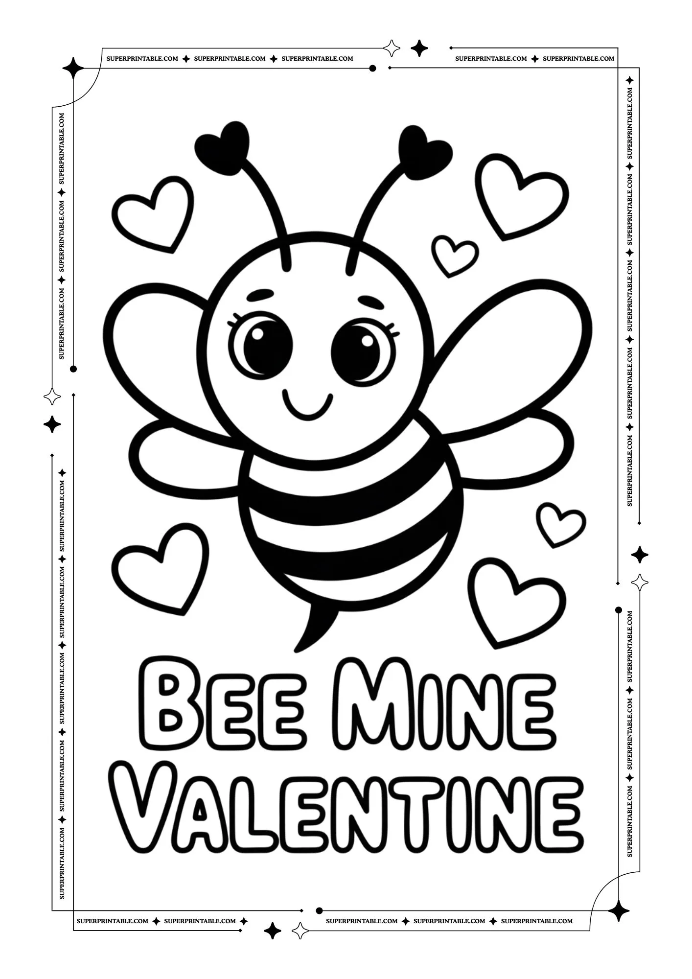 Funny Valentines Puns Coloring Pages 1