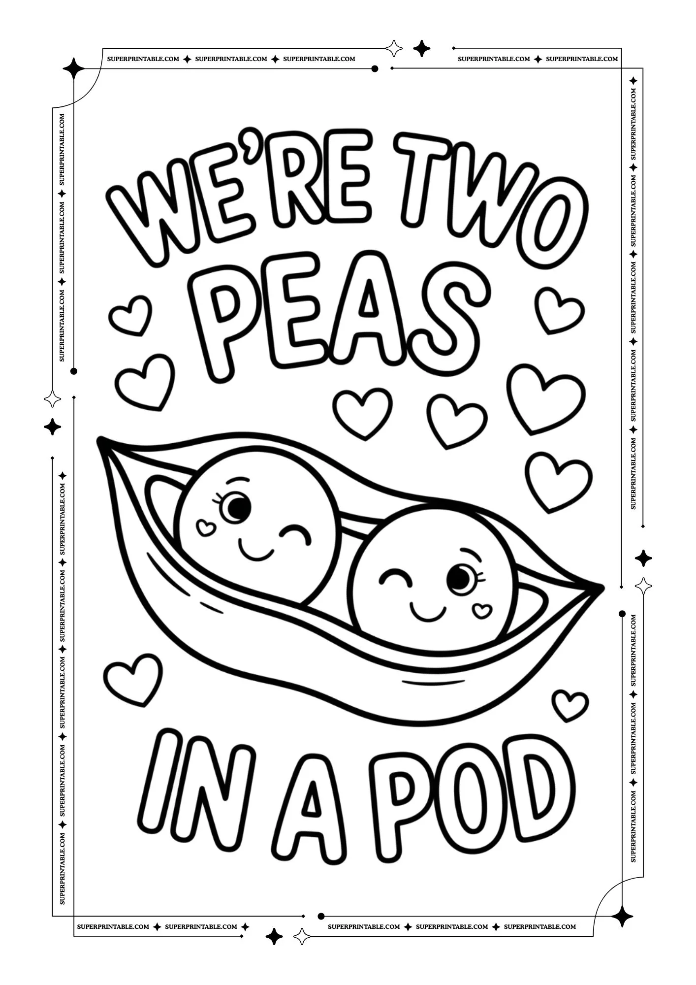 Funny Valentines Puns Coloring Pages 5