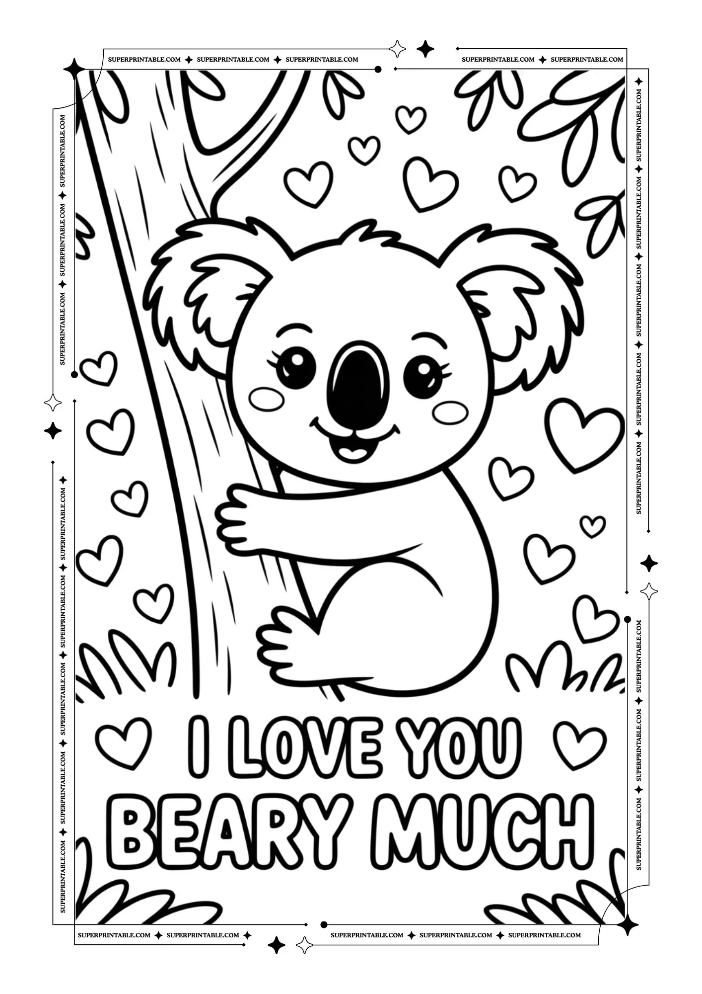 Funny Valentines Puns Coloring Pages 6