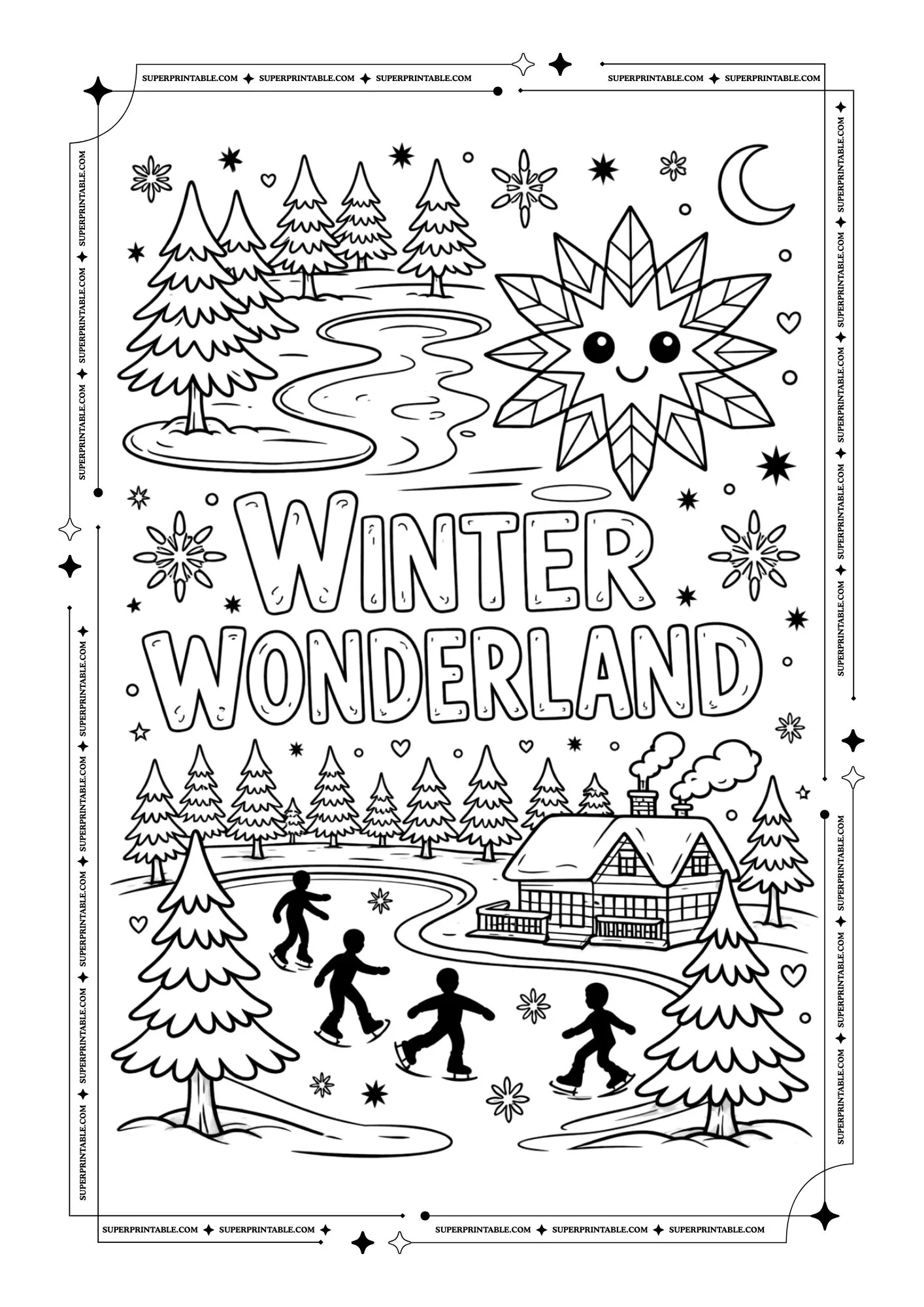 Hello December Coloring Pages 05