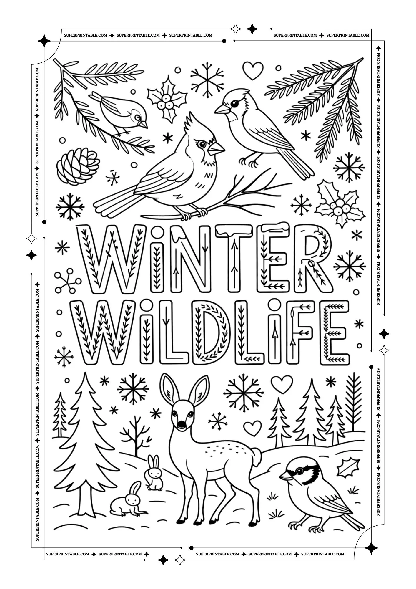 Hello December Coloring Pages 06