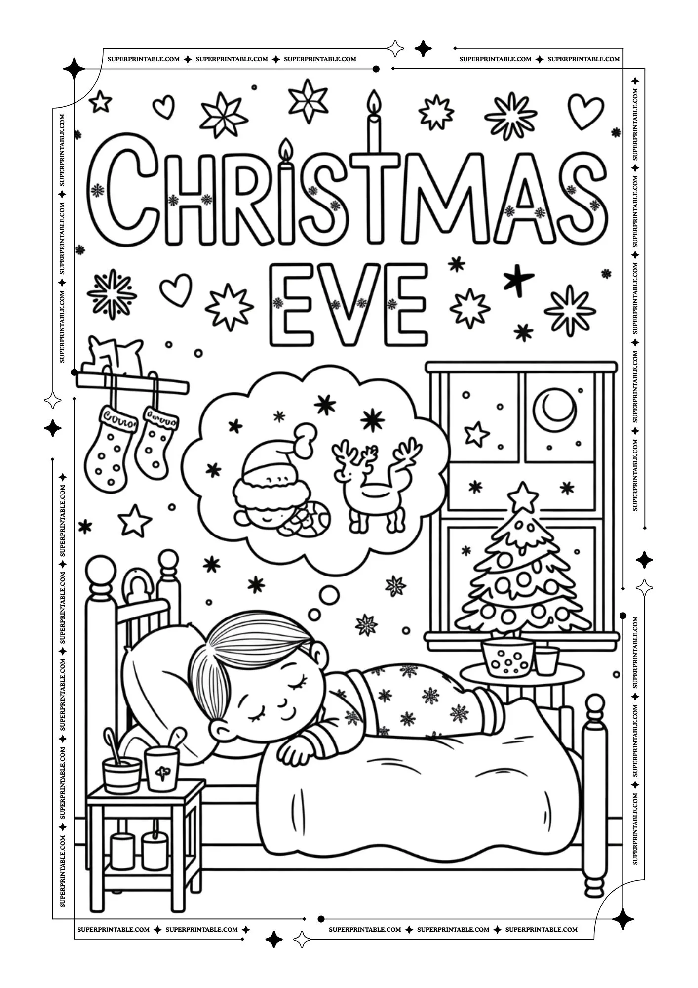 Hello December Coloring Pages 07