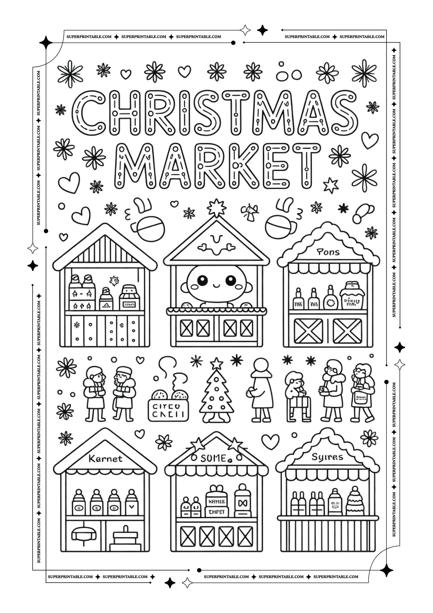 Hello December Coloring Pages 09