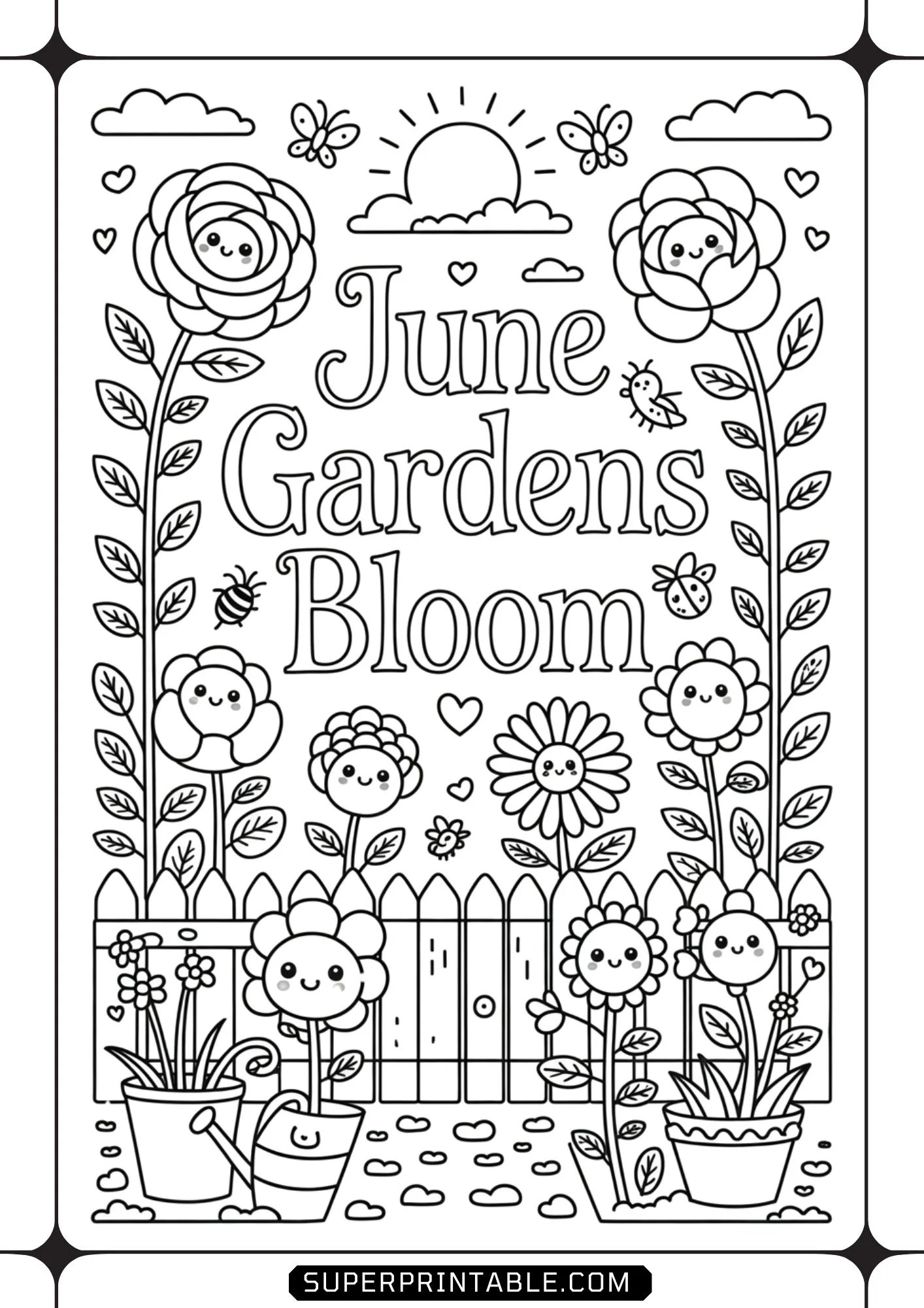 Hello June Coloring Pages 2