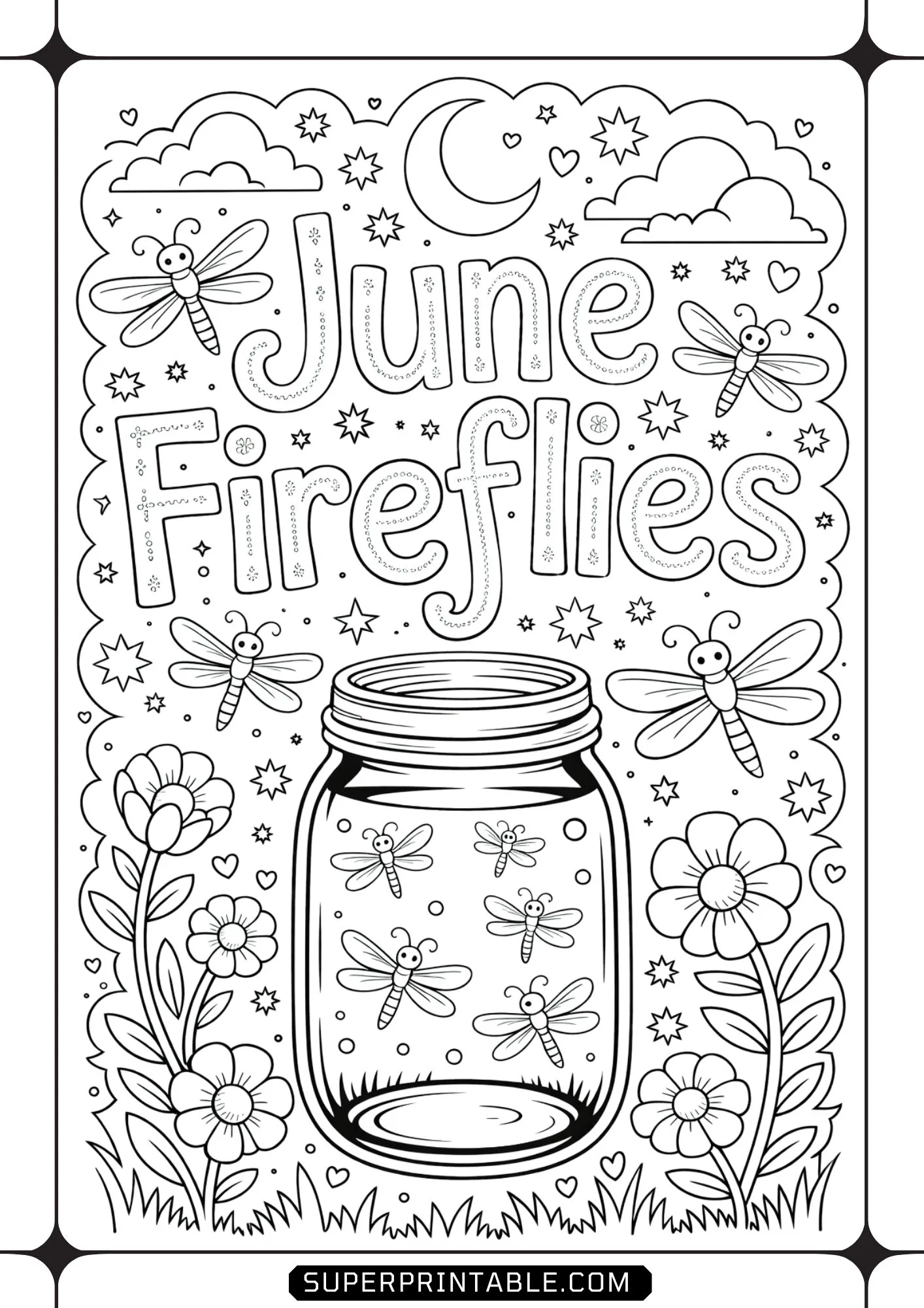 Hello June Coloring Pages 3