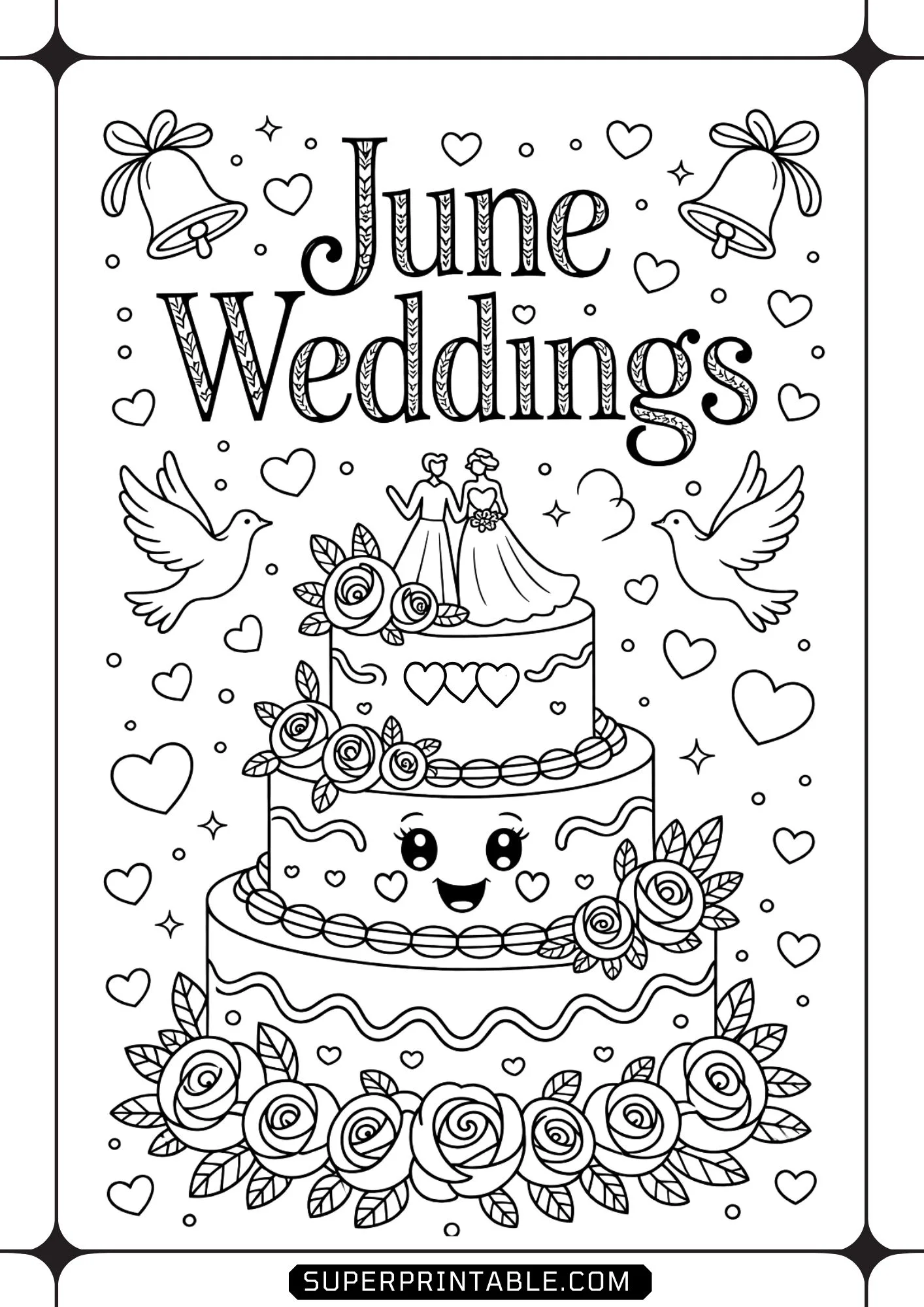 Hello June Coloring Pages 4
