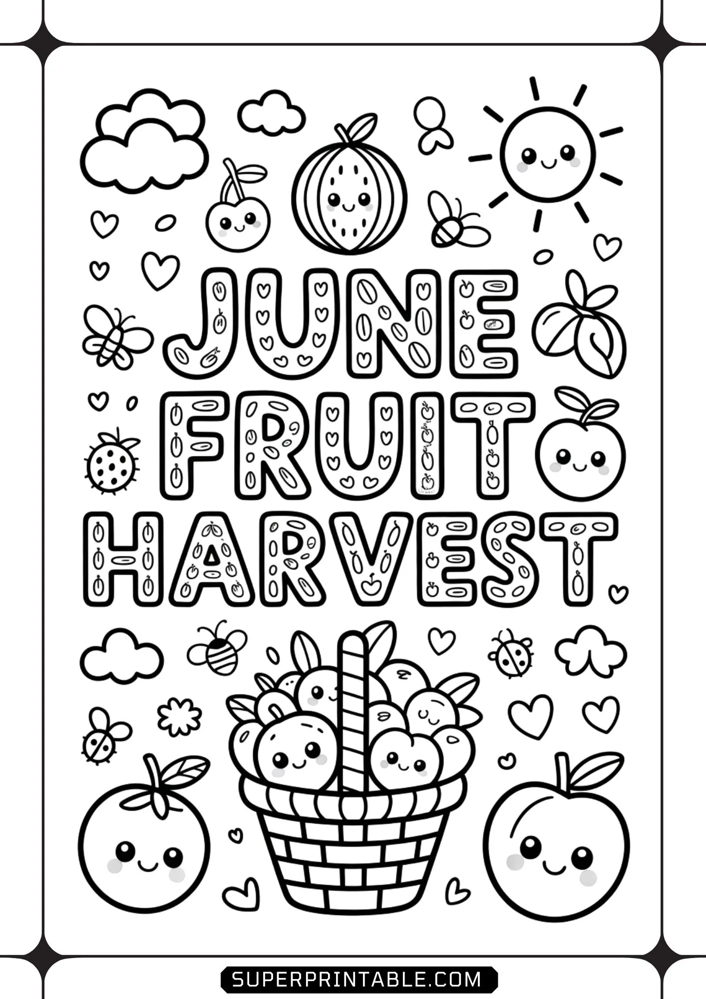 Hello June Coloring Pages 7