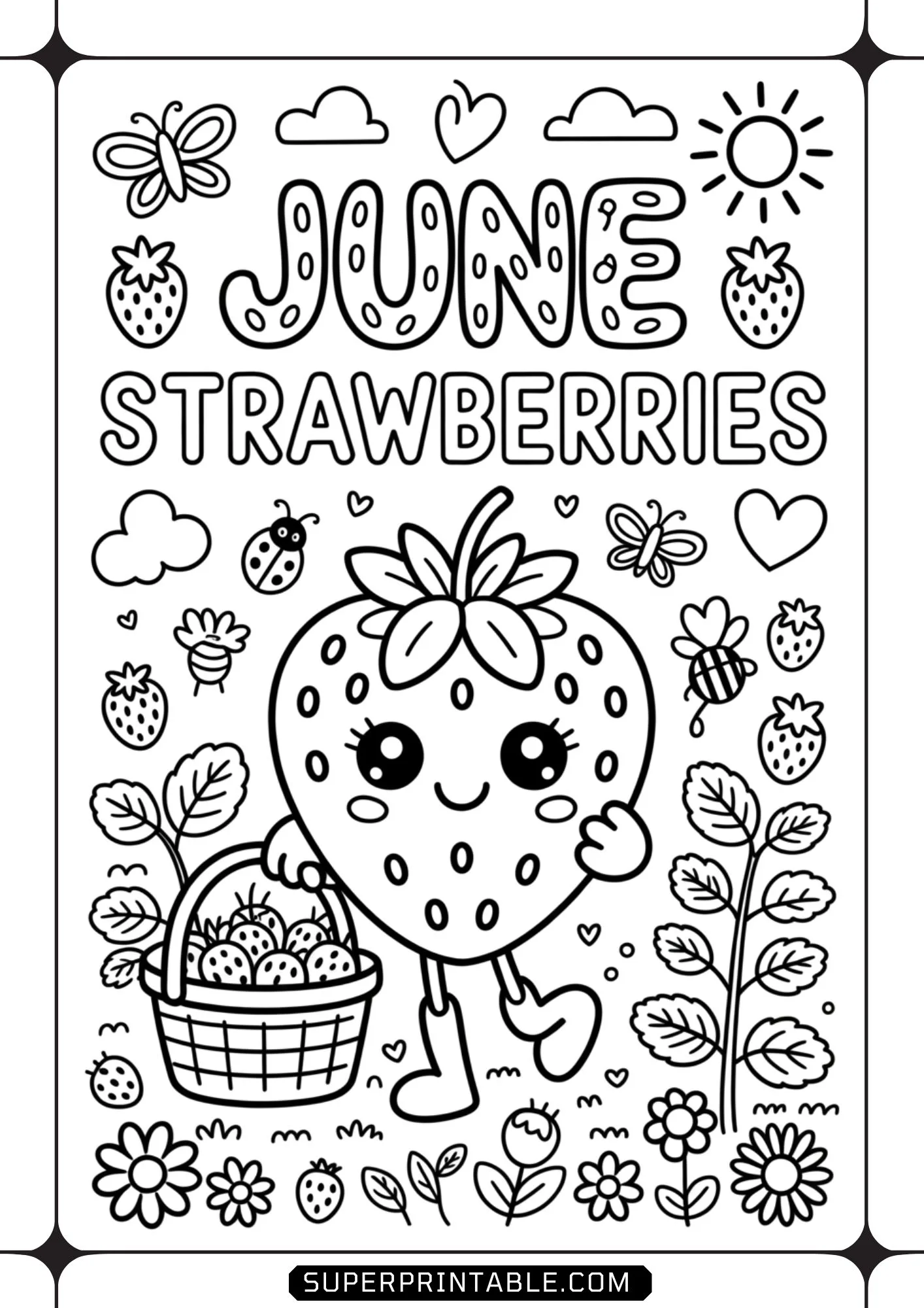 Hello June Coloring Pages 8