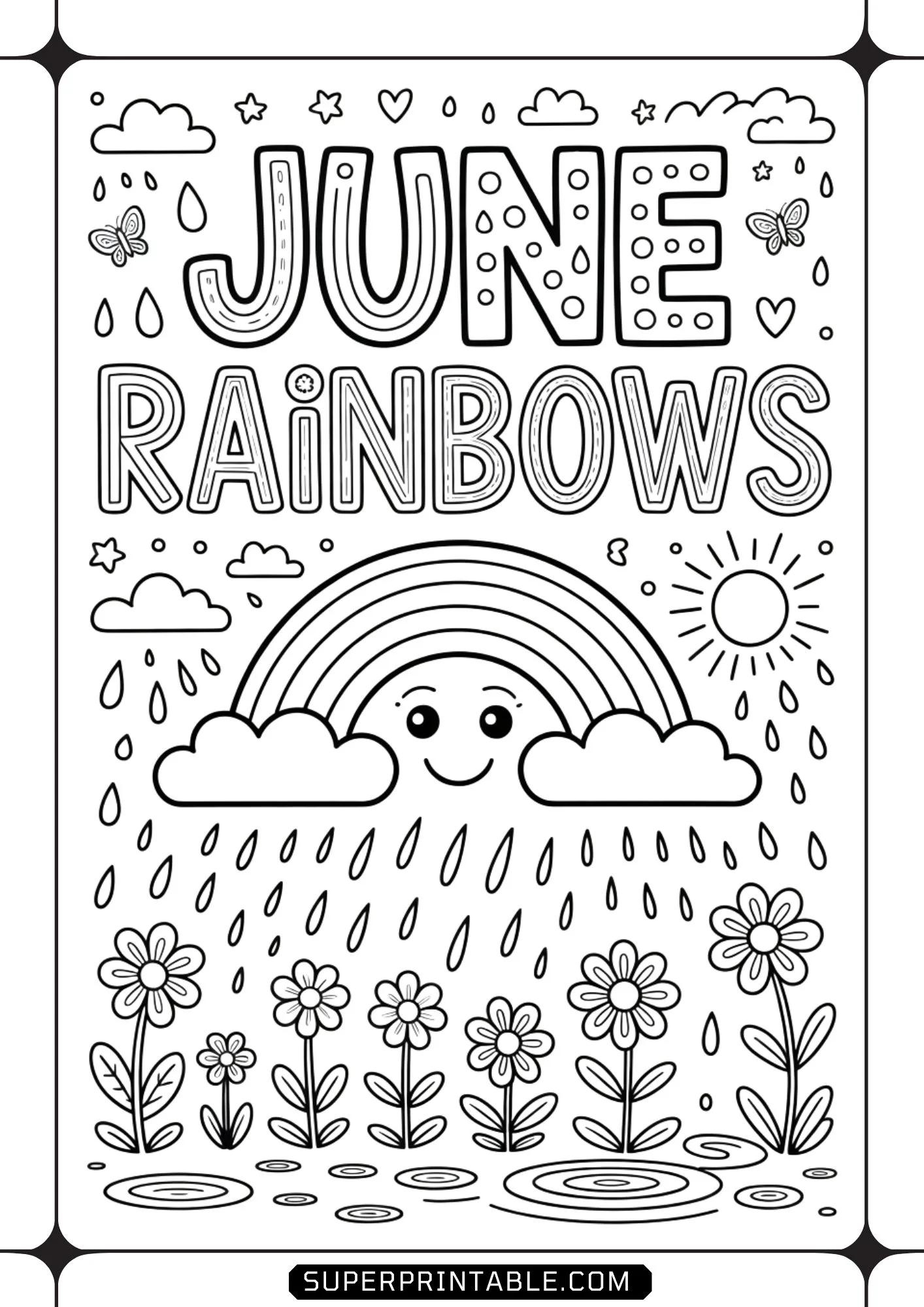 Hello June Coloring Pages 9