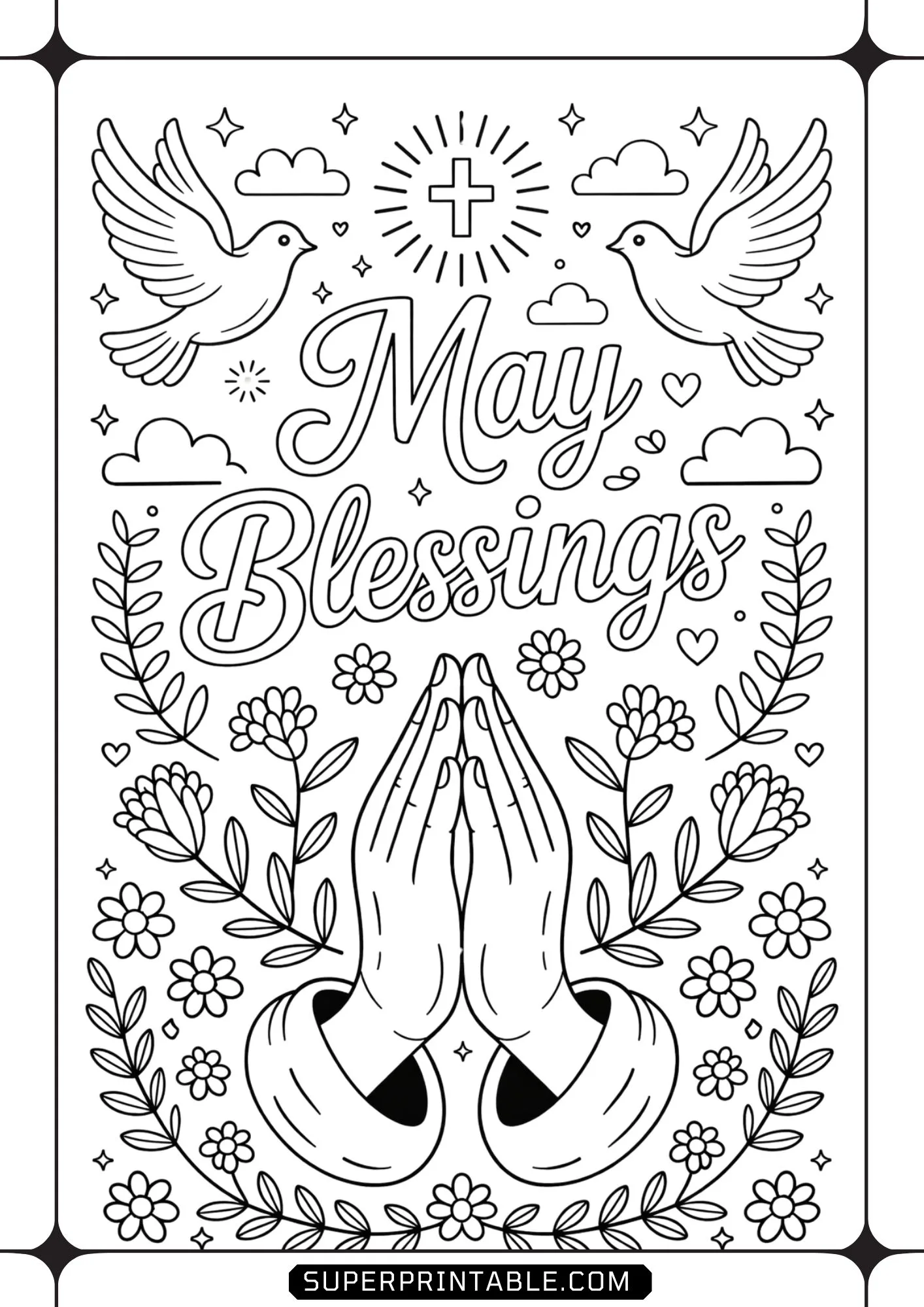 Hello May Coloring Pages 2