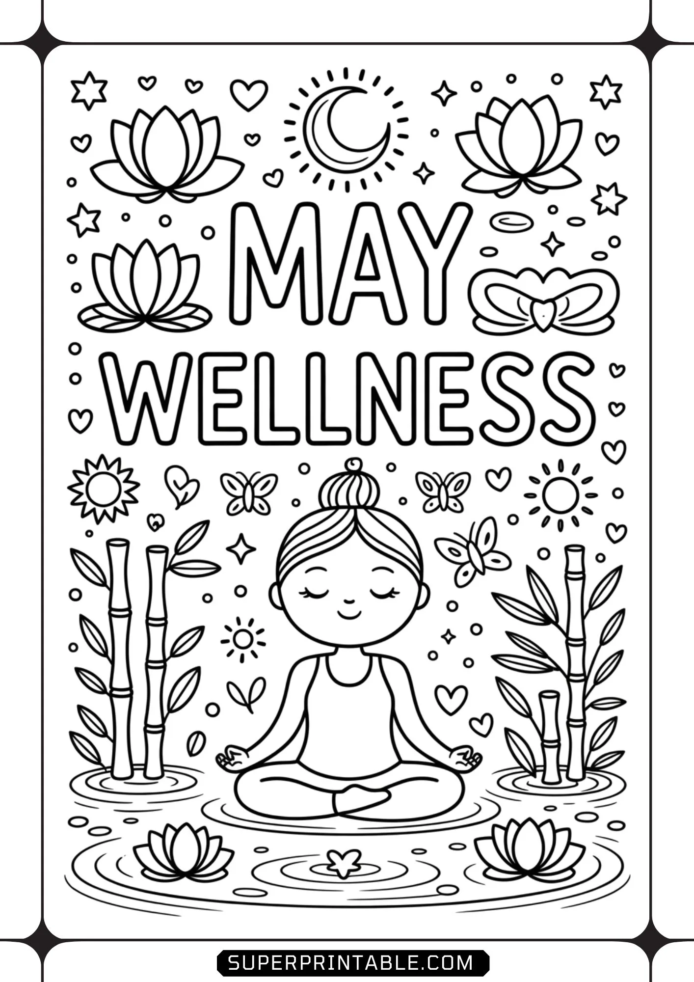 Hello May Coloring Pages 8