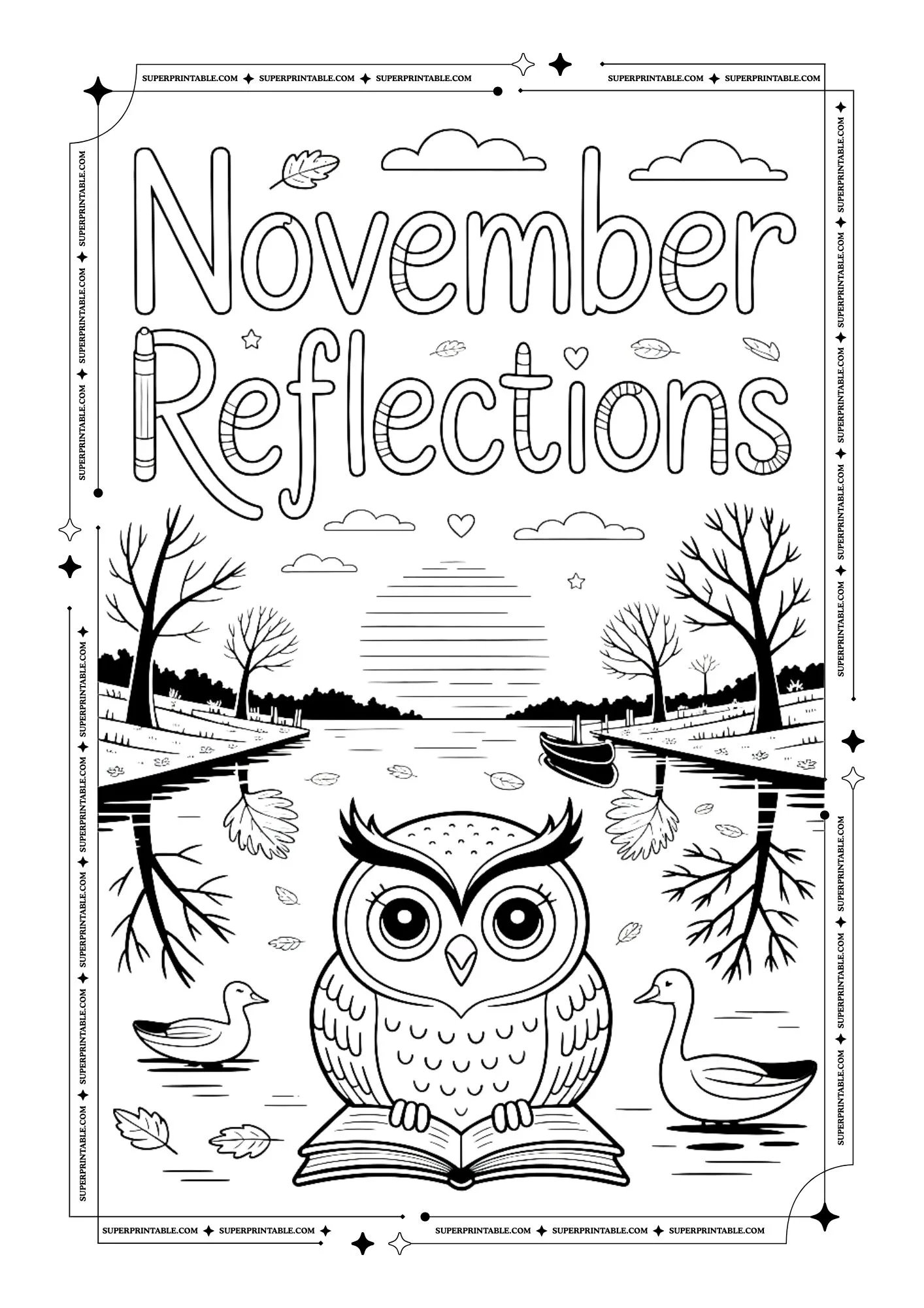 Hello November Coloring Pages 8