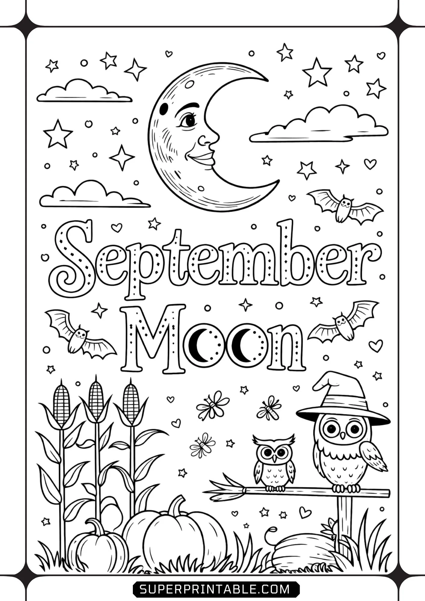 Hello September Coloring Pages 2