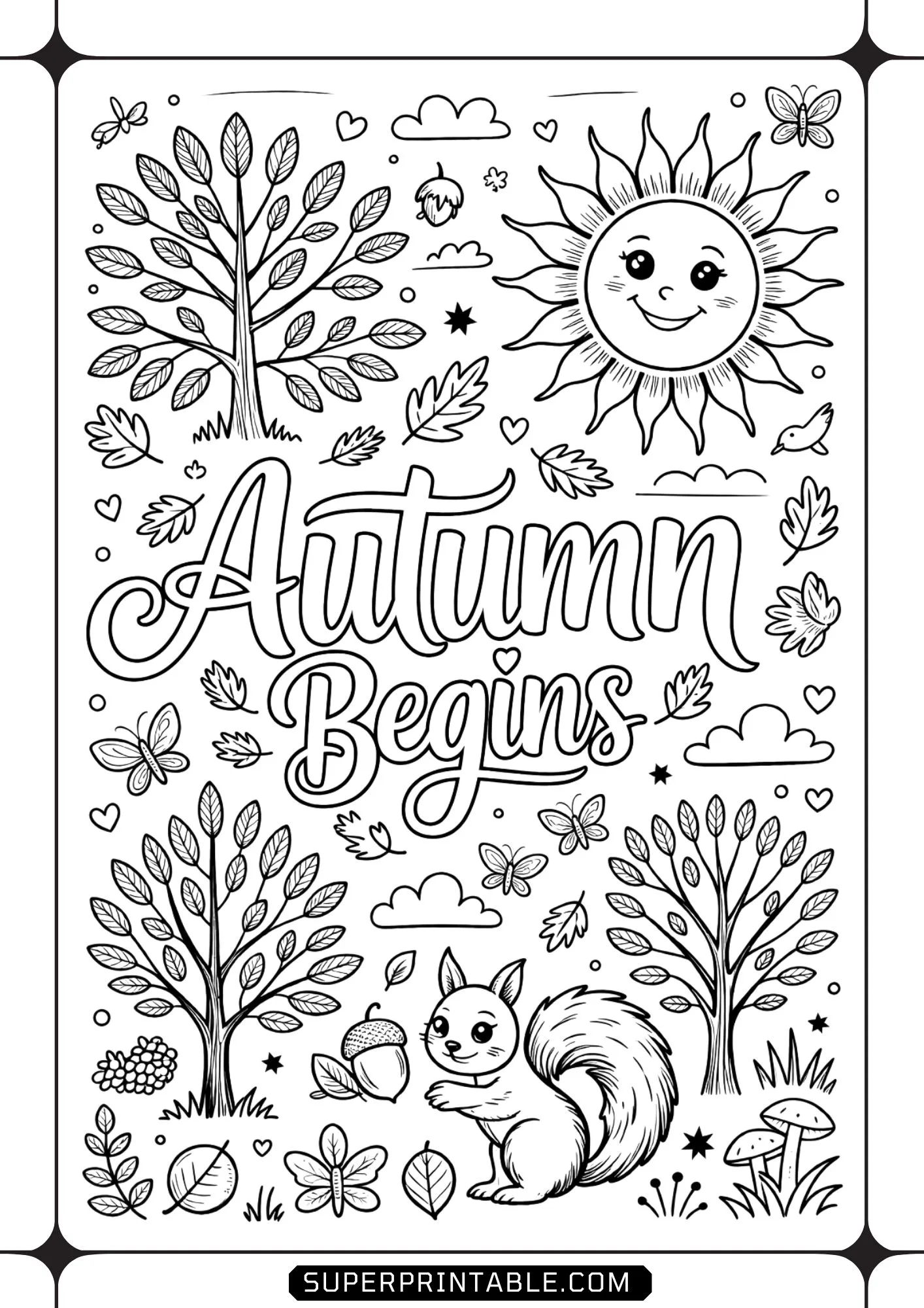 Hello September Coloring Pages 3